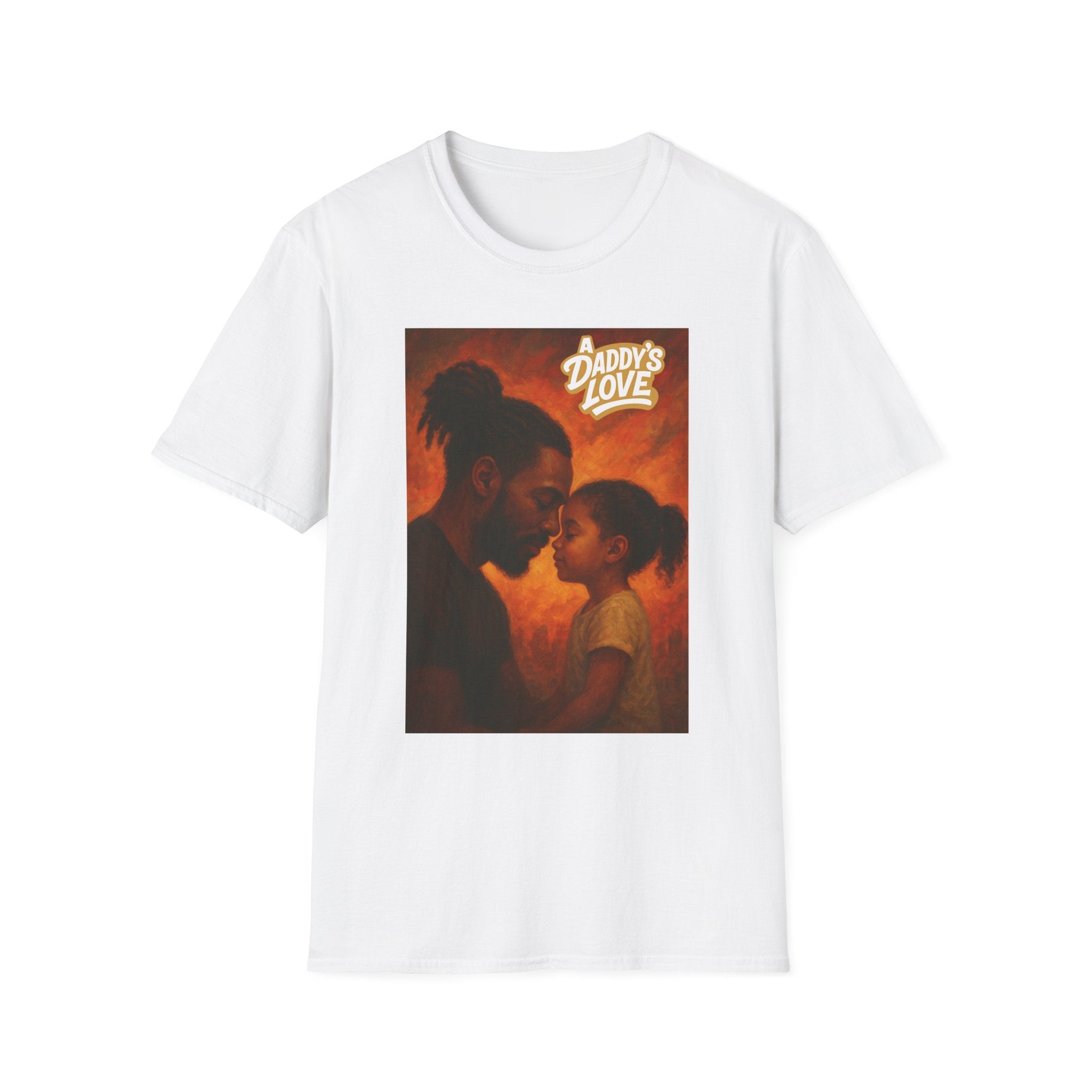 Daddy's Love T-Shirt — Father & Daughter Illustration Tee for Father's Day