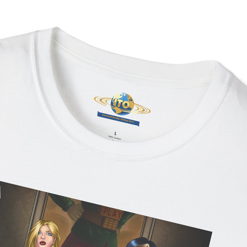 Graphic Tee — Vintage Pinup Heroine Group Illustration