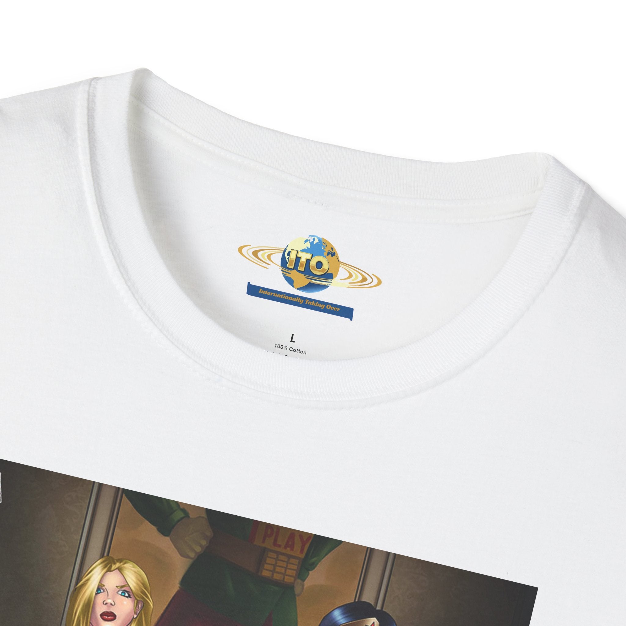 Graphic Tee — Vintage Pinup Heroine Group Illustration