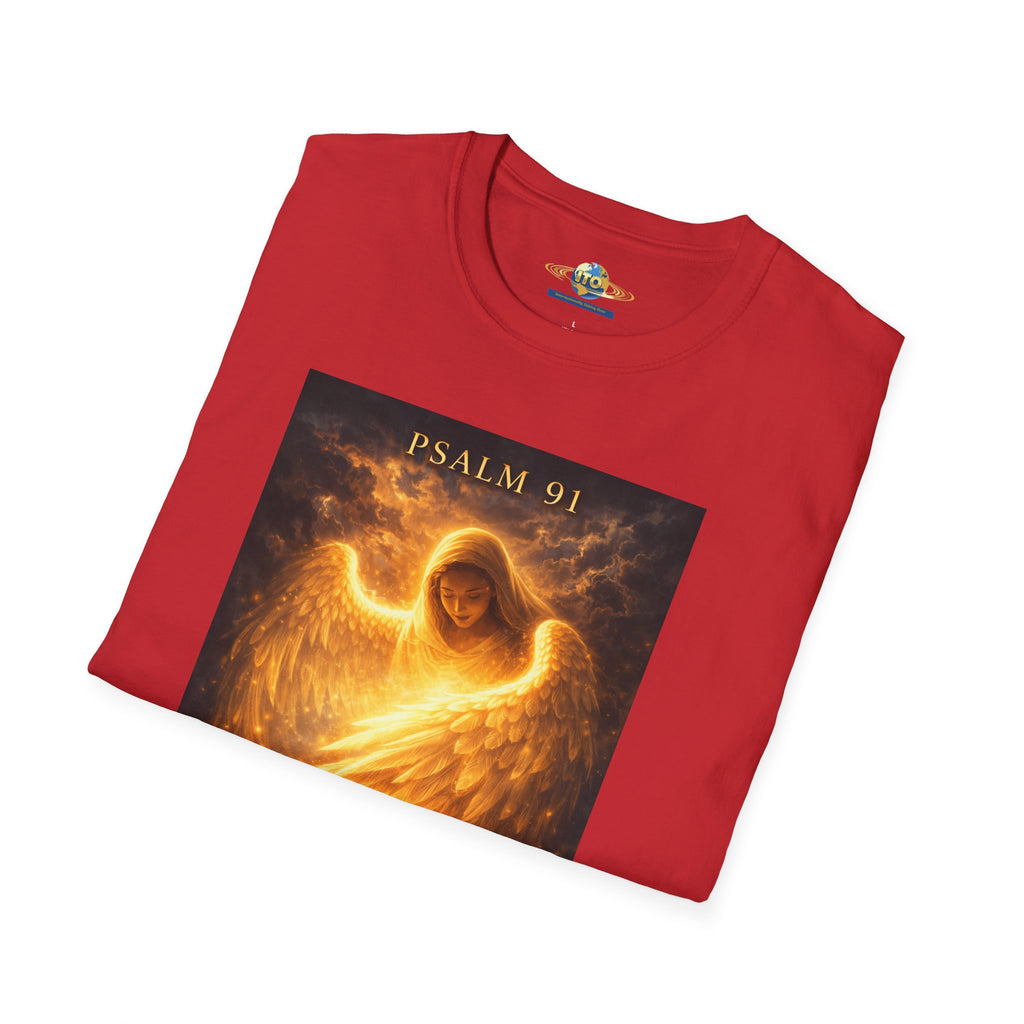 Psalm 91 Guardian Angel T-Shirt — Inspirational Christian Faith Tee