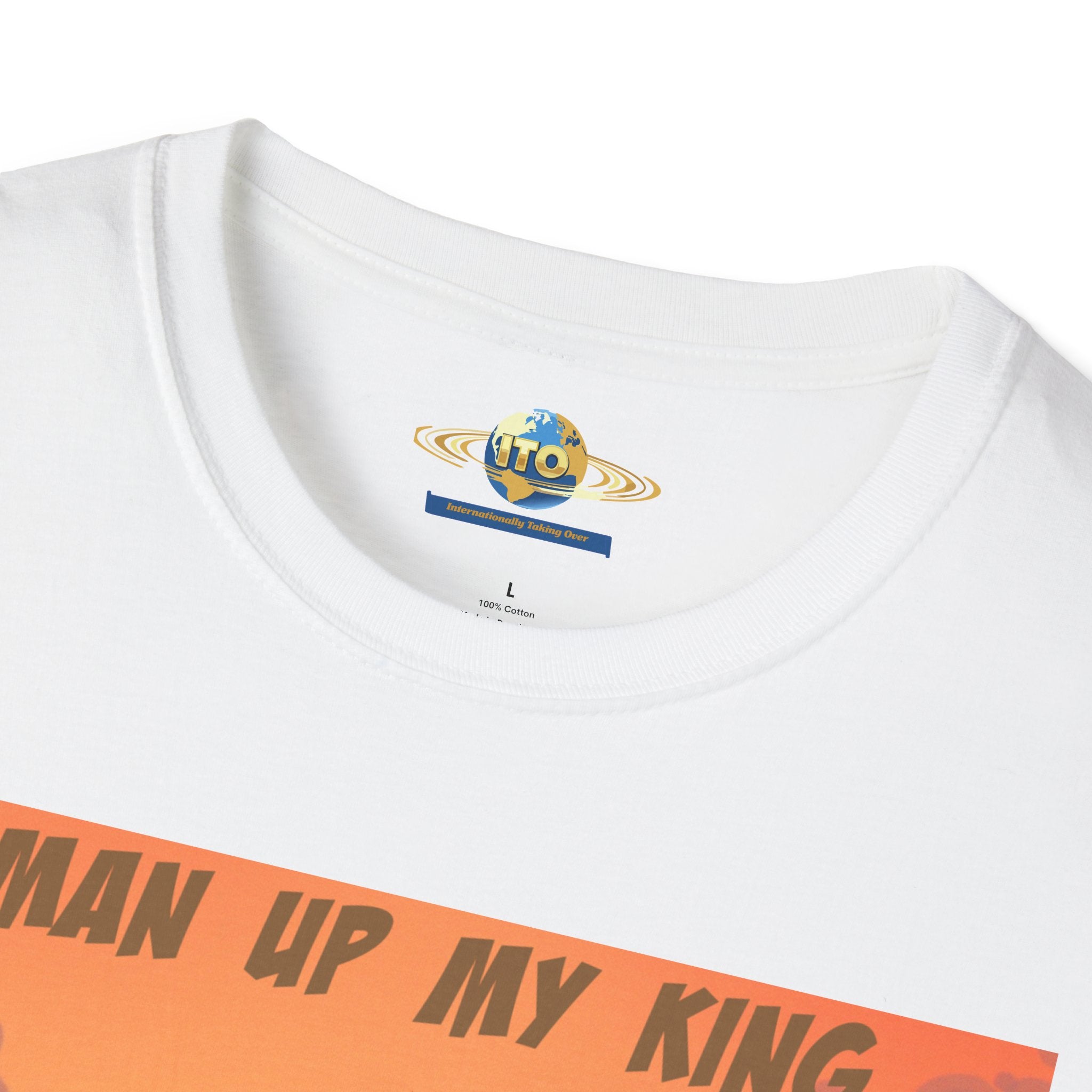 “Man Up My King” Retro Desert Art T‑Shirt