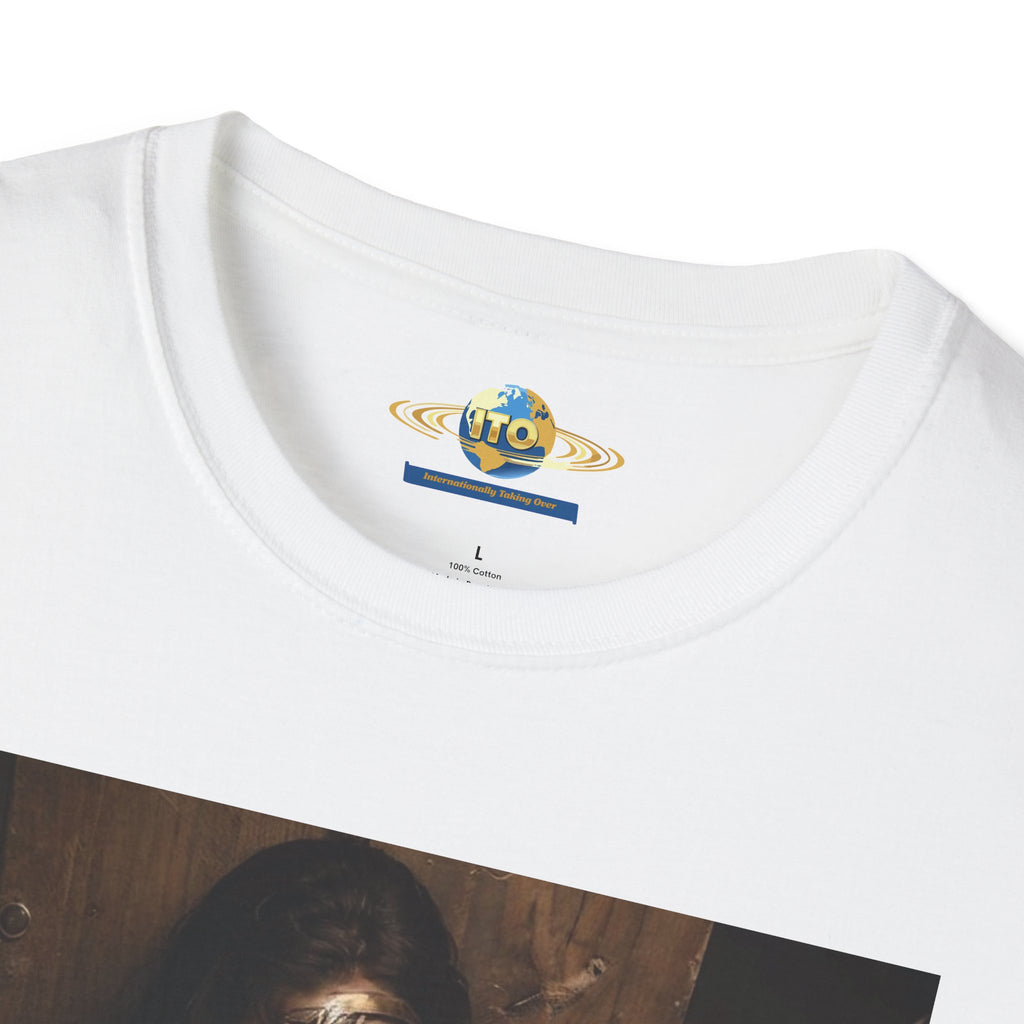 Wonder Woman Inspired Graphic T-Shirt — Retro Heroine Photo Tee