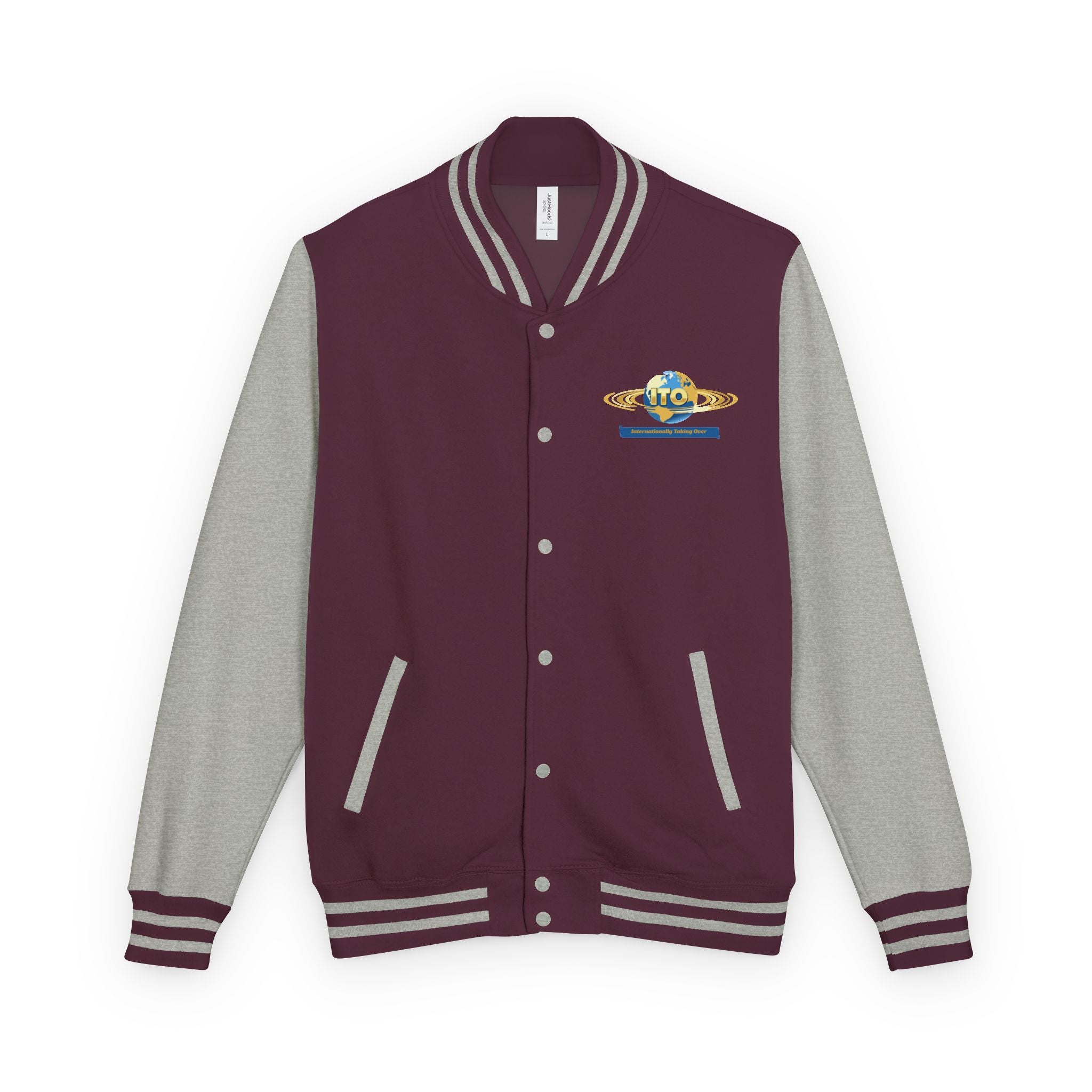 Letterman Jacket — UTO Interplanetary Travel Club Logo Varsity Jacket