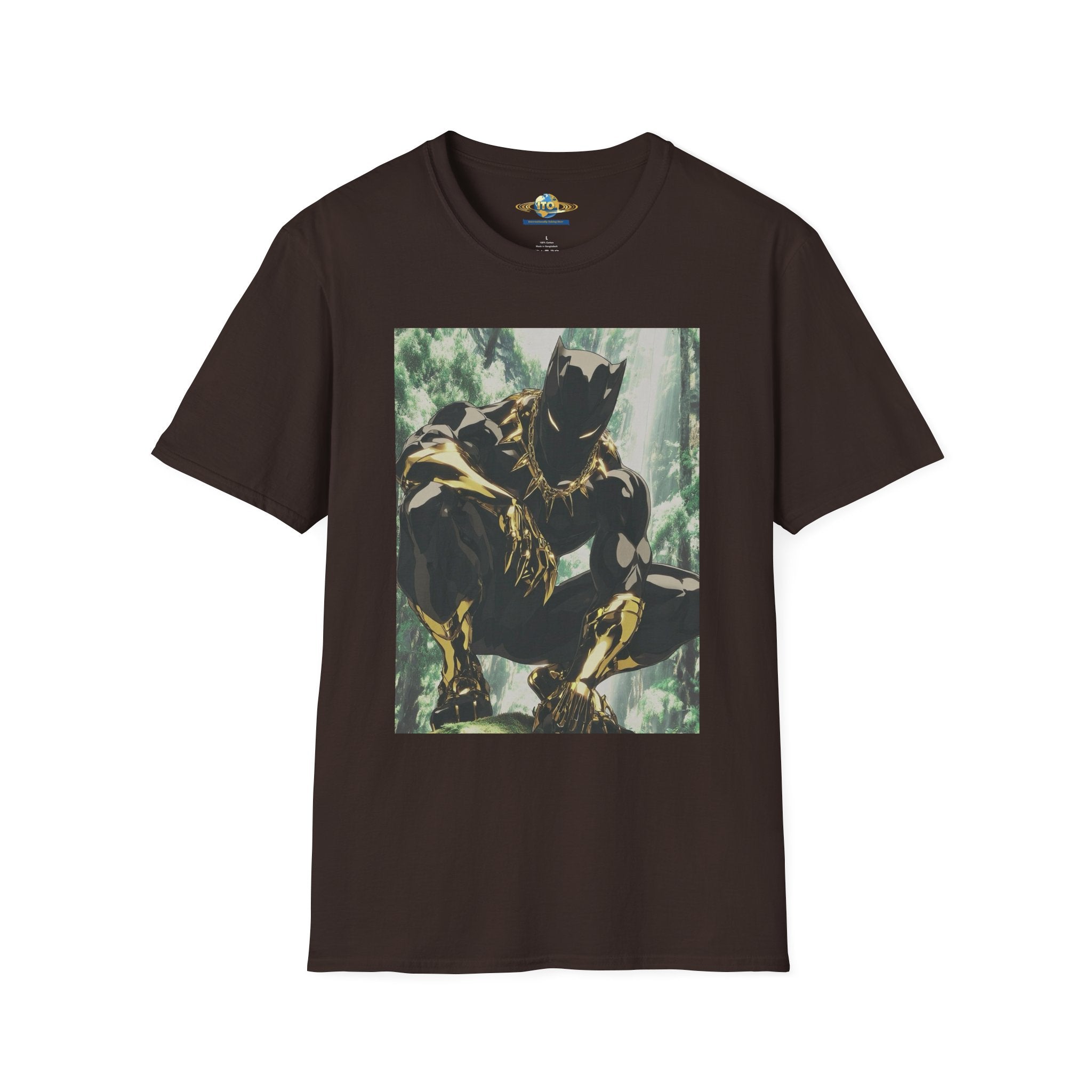 Black Panther Graphic T-Shirt — Superhero King Comic Art Tee