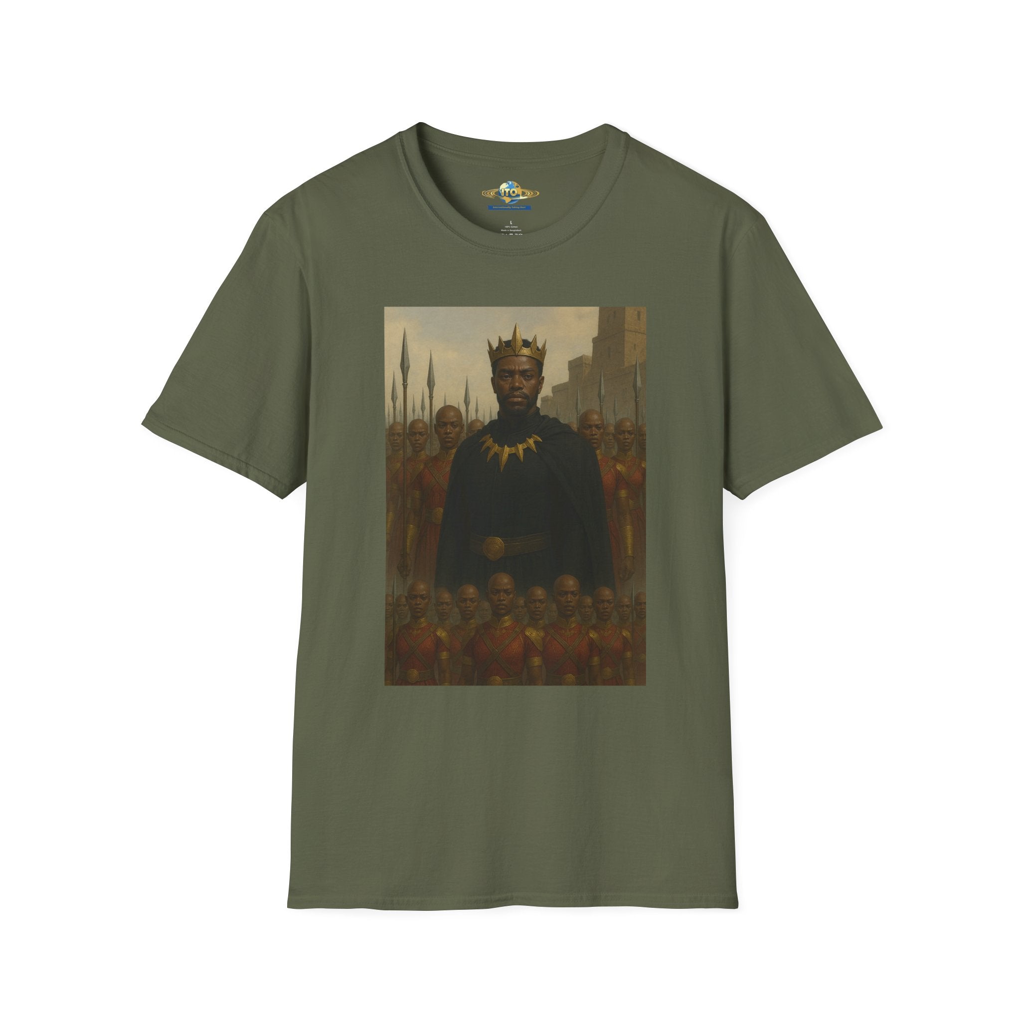 Black King Unisex Softstyle T-Shirt