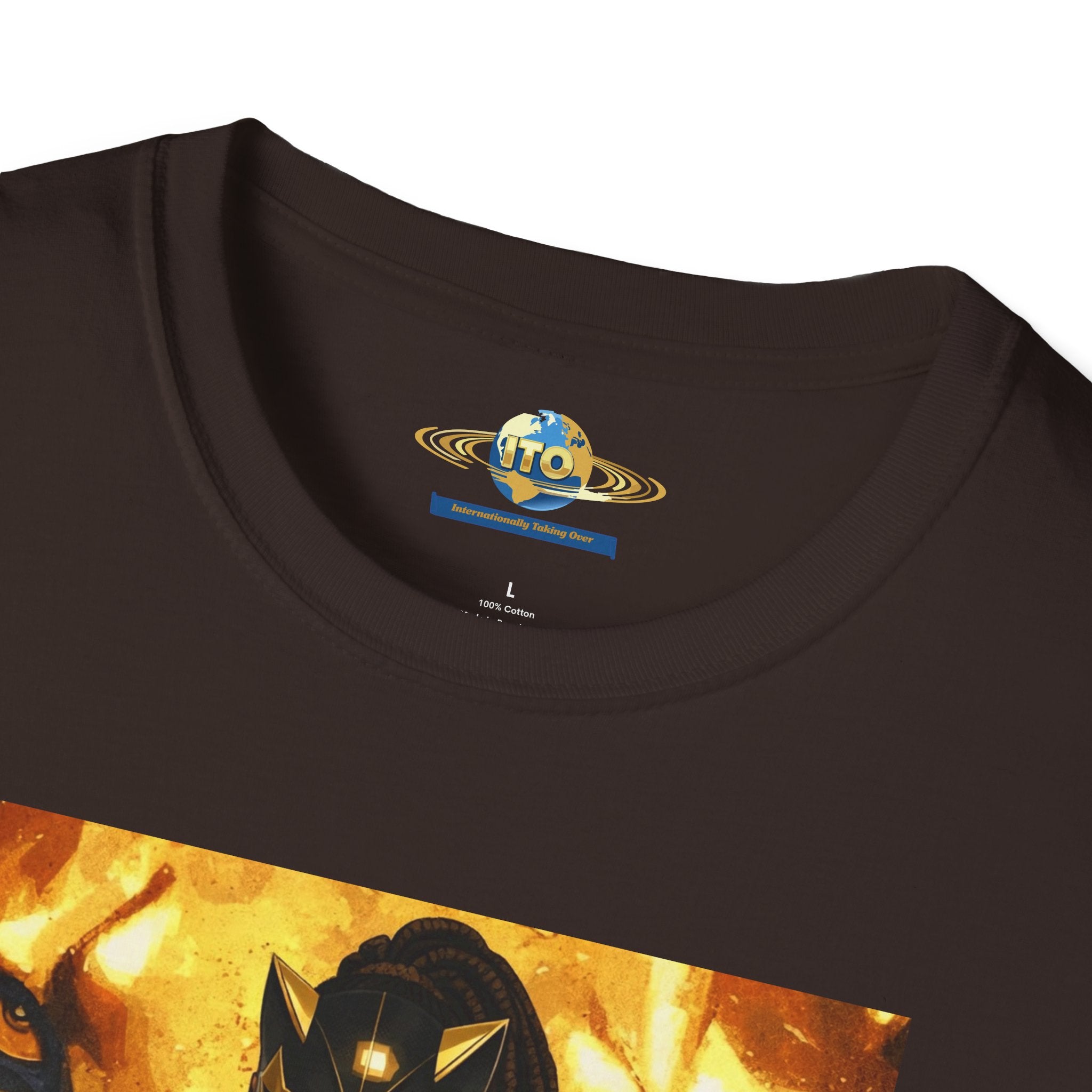 Black Panther-Inspired Graphic T-Shirt — Golden Warrior Marvel Art Tee