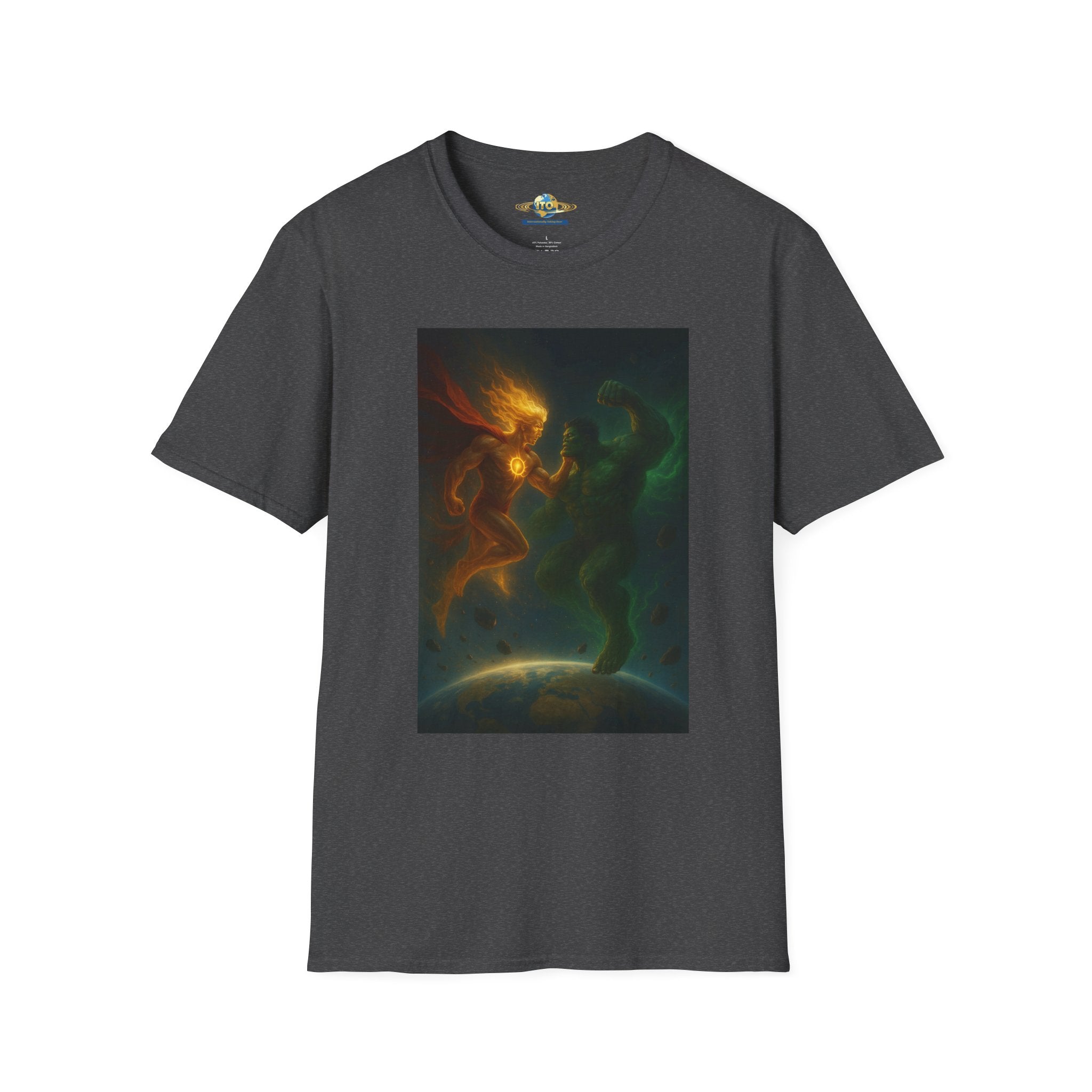 Sun God And green monster Unisex Softstyle T-Shirt