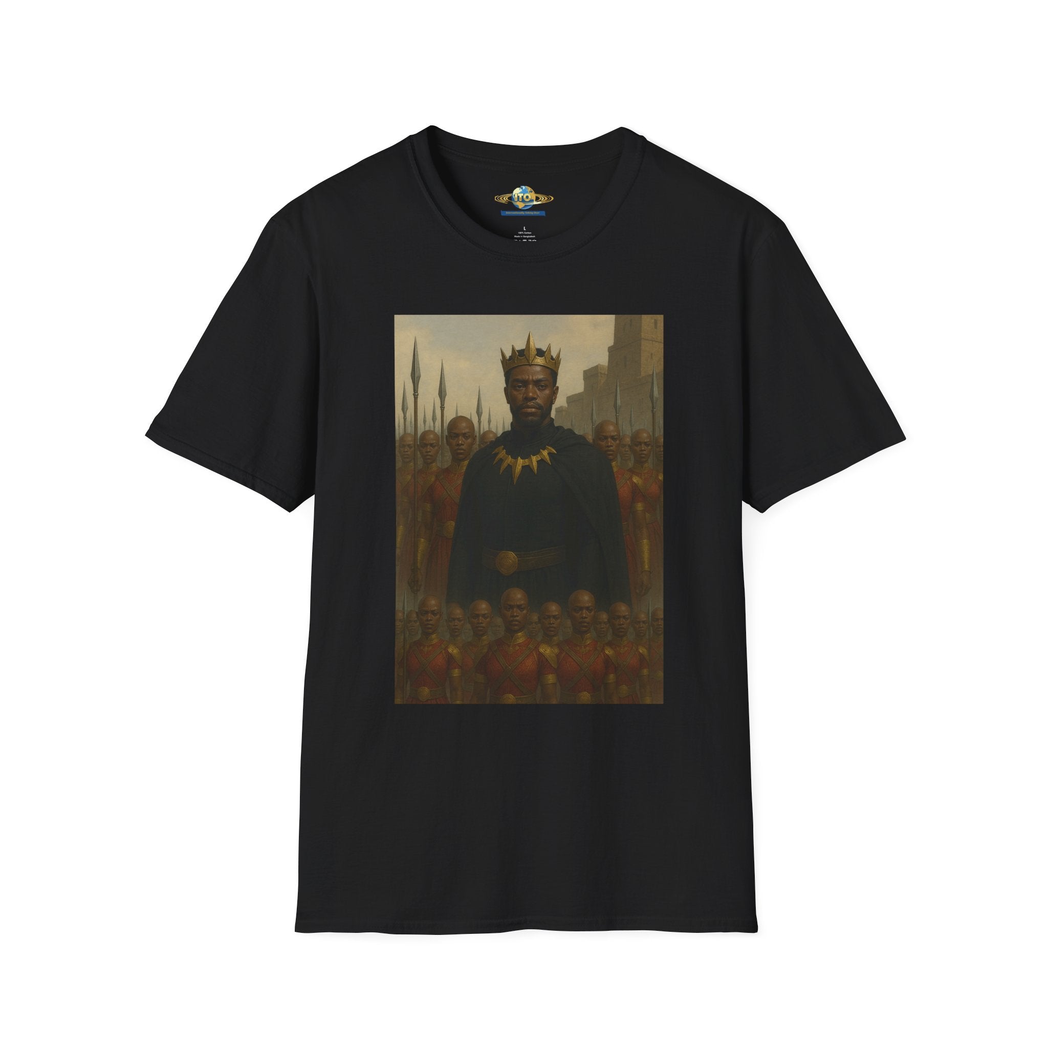 Black King Unisex Softstyle T-Shirt