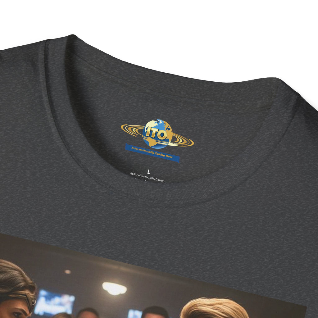 Arm Wrestling Scene Graphic T-Shirt