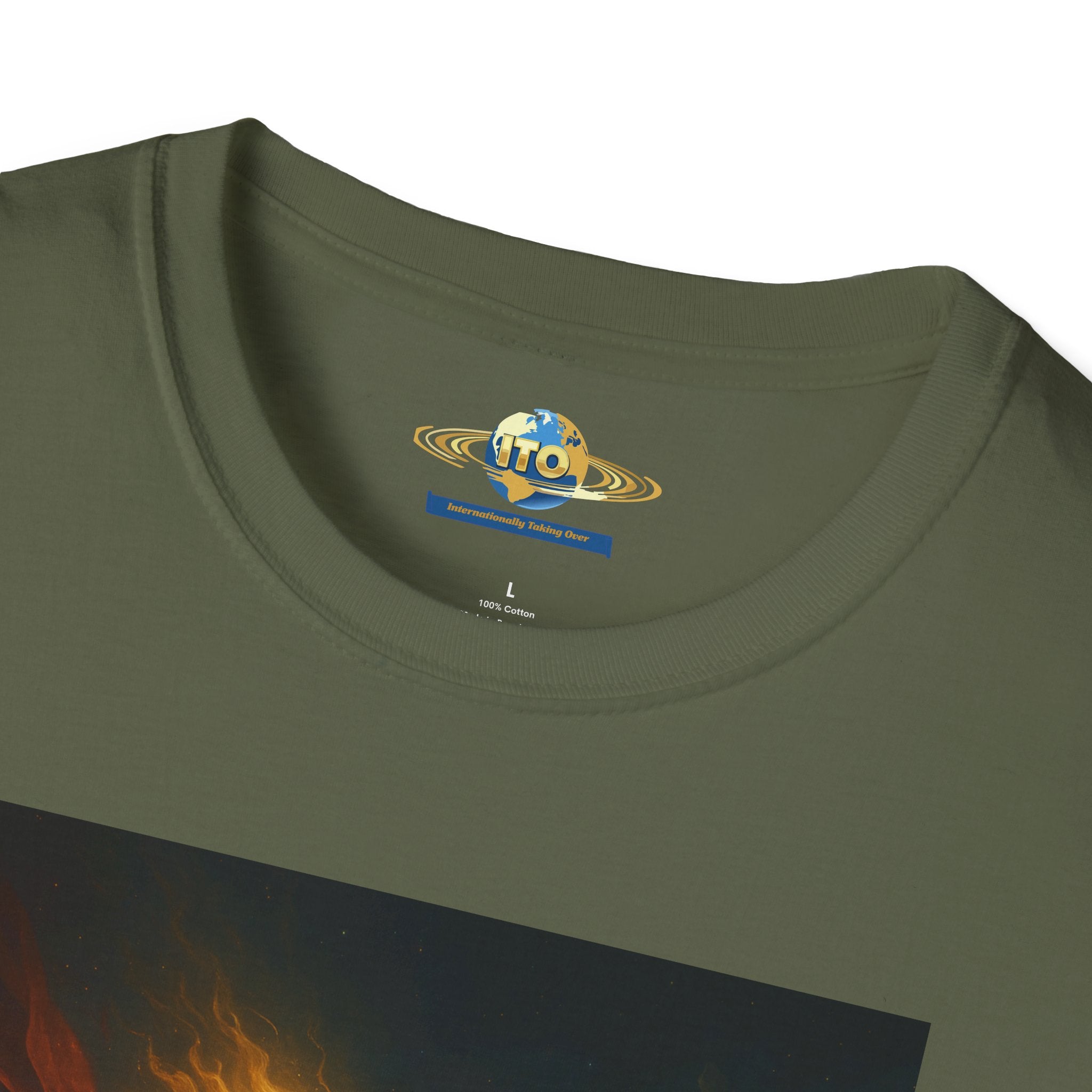 Sun God And green monster Unisex Softstyle T-Shirt