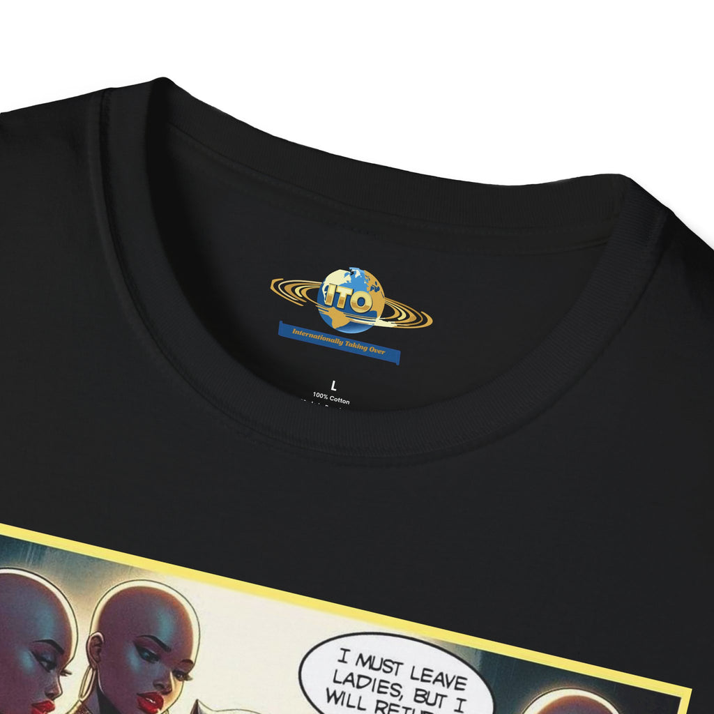 Black Panther Comic Art T‑Shirt — "Wakanda Forever?" Graphic Tee