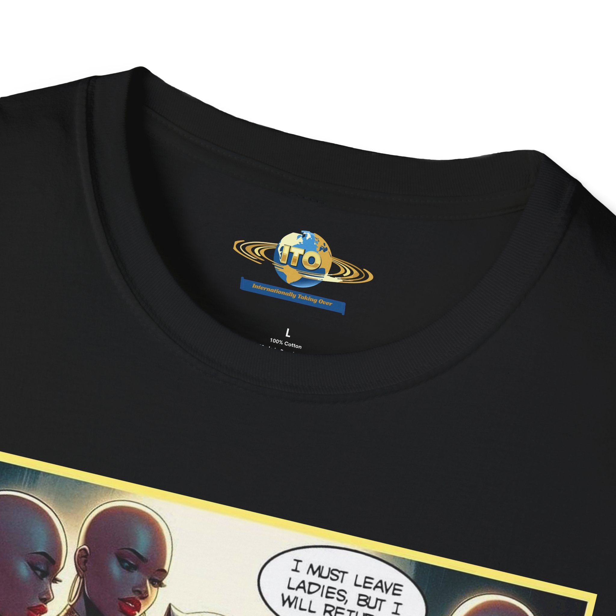 Black Panther Comic Art T‑Shirt — "Wakanda Forever?" Graphic Tee