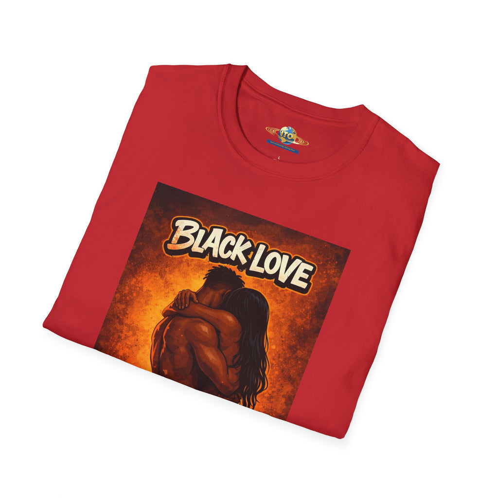 T-Shirt — "Black Love" Romantic Couple Graphic Tee