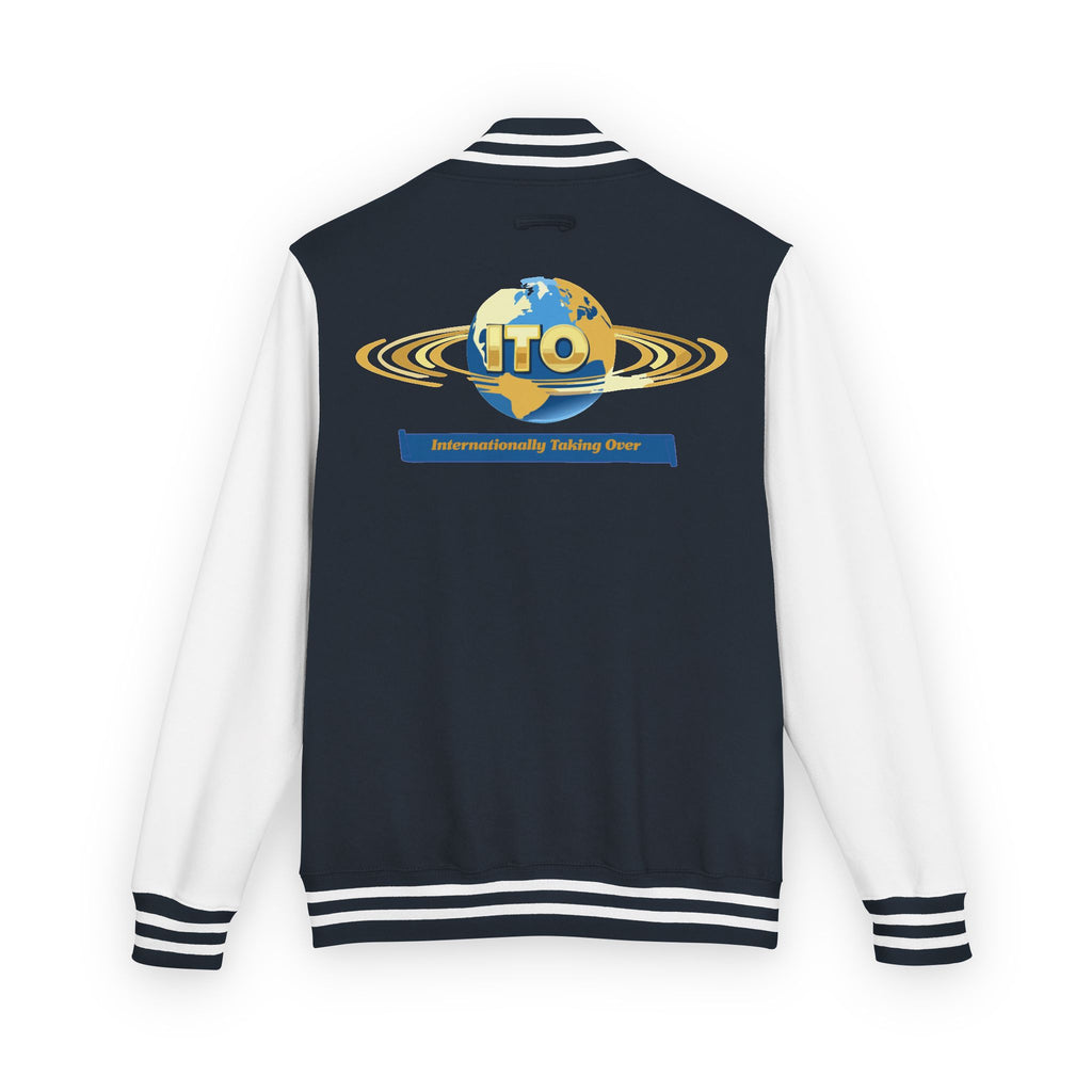 Letterman Jacket — UTO Interplanetary Travel Club Logo Varsity Jacket