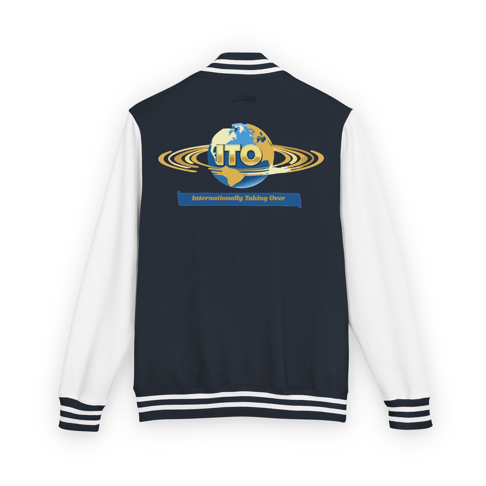 Letterman Jacket — UTO Interplanetary Travel Club Logo Varsity Jacket