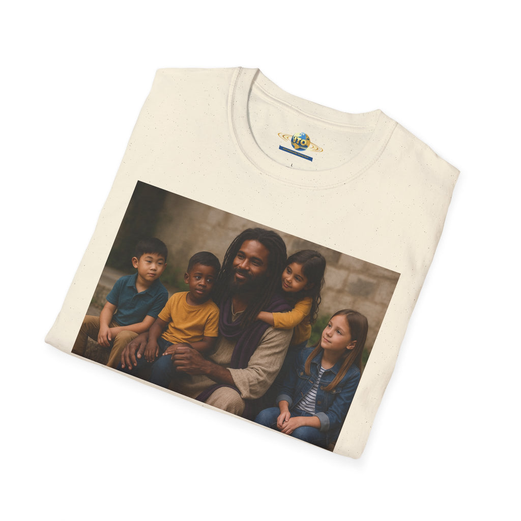 T-Shirt — Inspirational Jesus with Children Graphic Tee