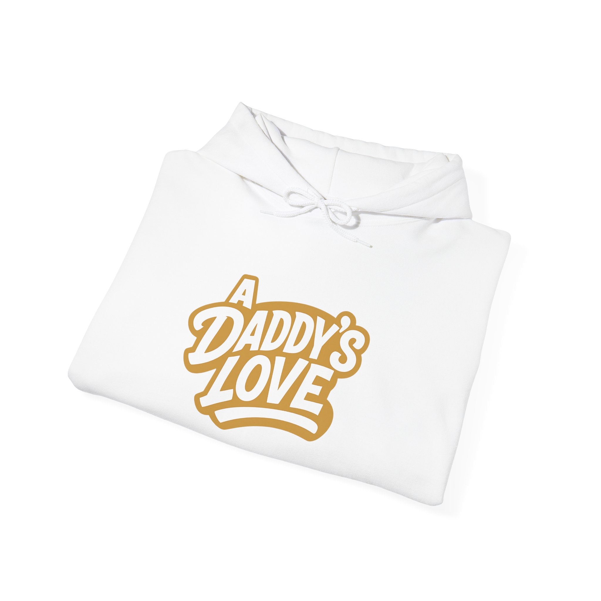 Daddy’s Love Hoodie — Retro Script Father Appreciation Sweatshirt