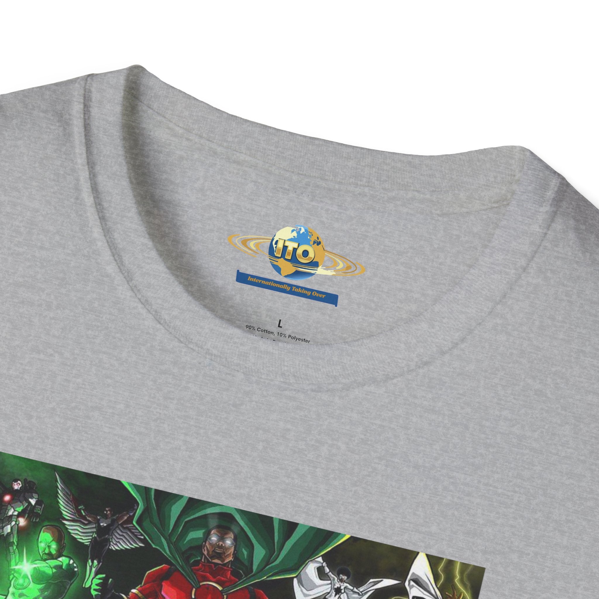 Anime Mecha Heroes T‑Shirt — Retro Sci‑Fi Robot Battle Graphic Tee