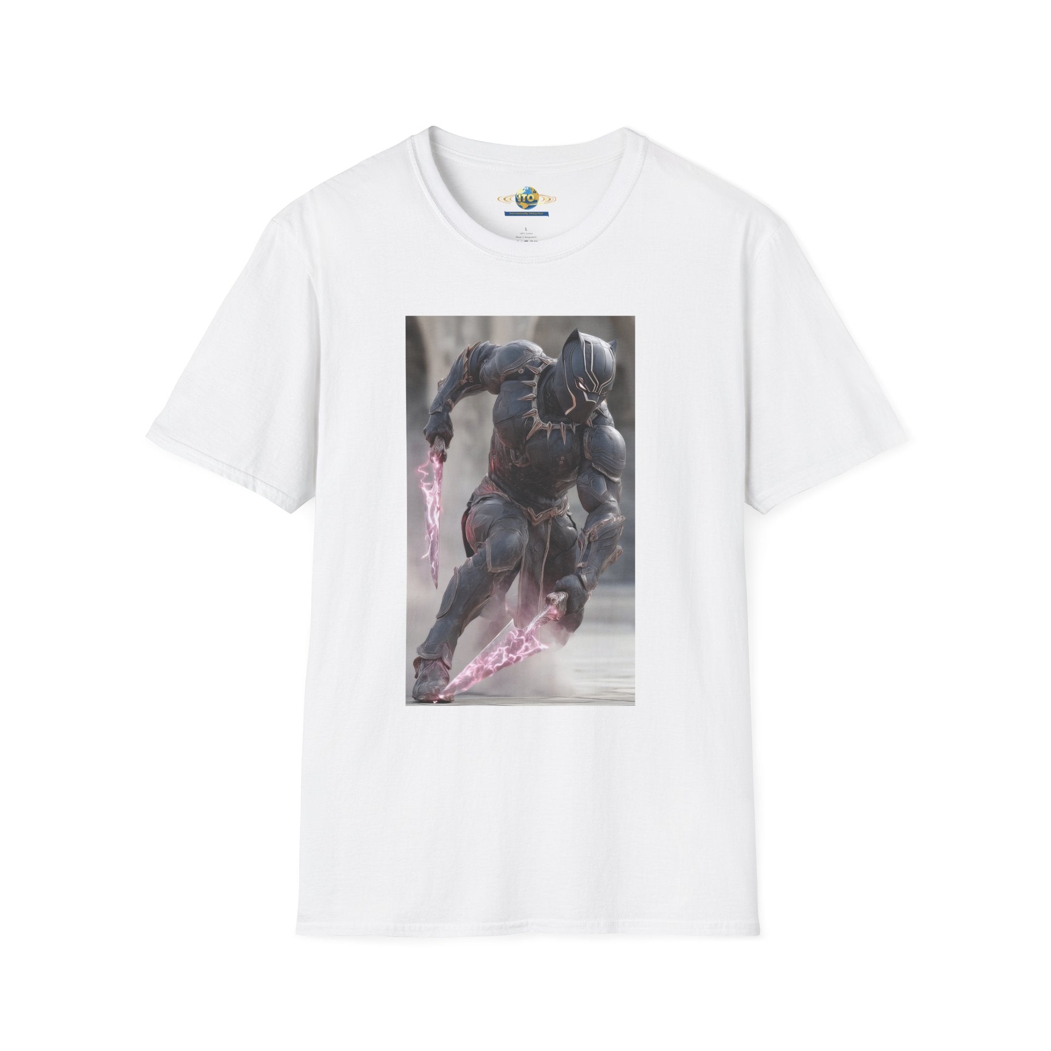 Black Panther Lightning Pose T-Shirt