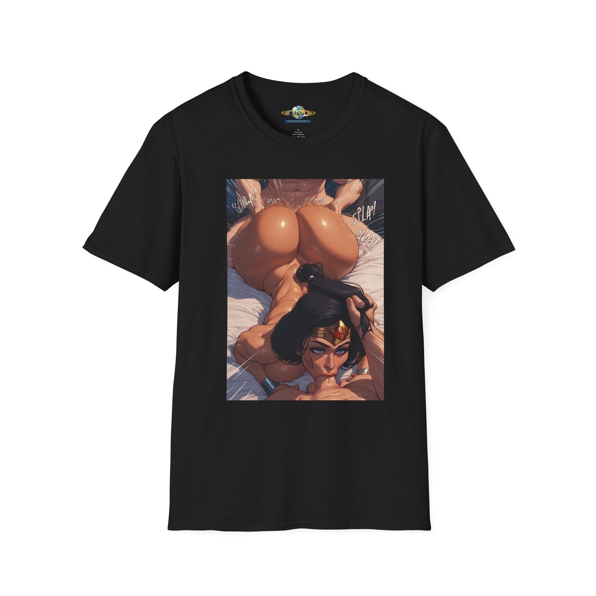 Graphic T-Shirt — Pinup Superhero Artwork Tee