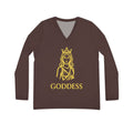Goddess V-Neck Long Sleeve — Women's Empowerment Tee