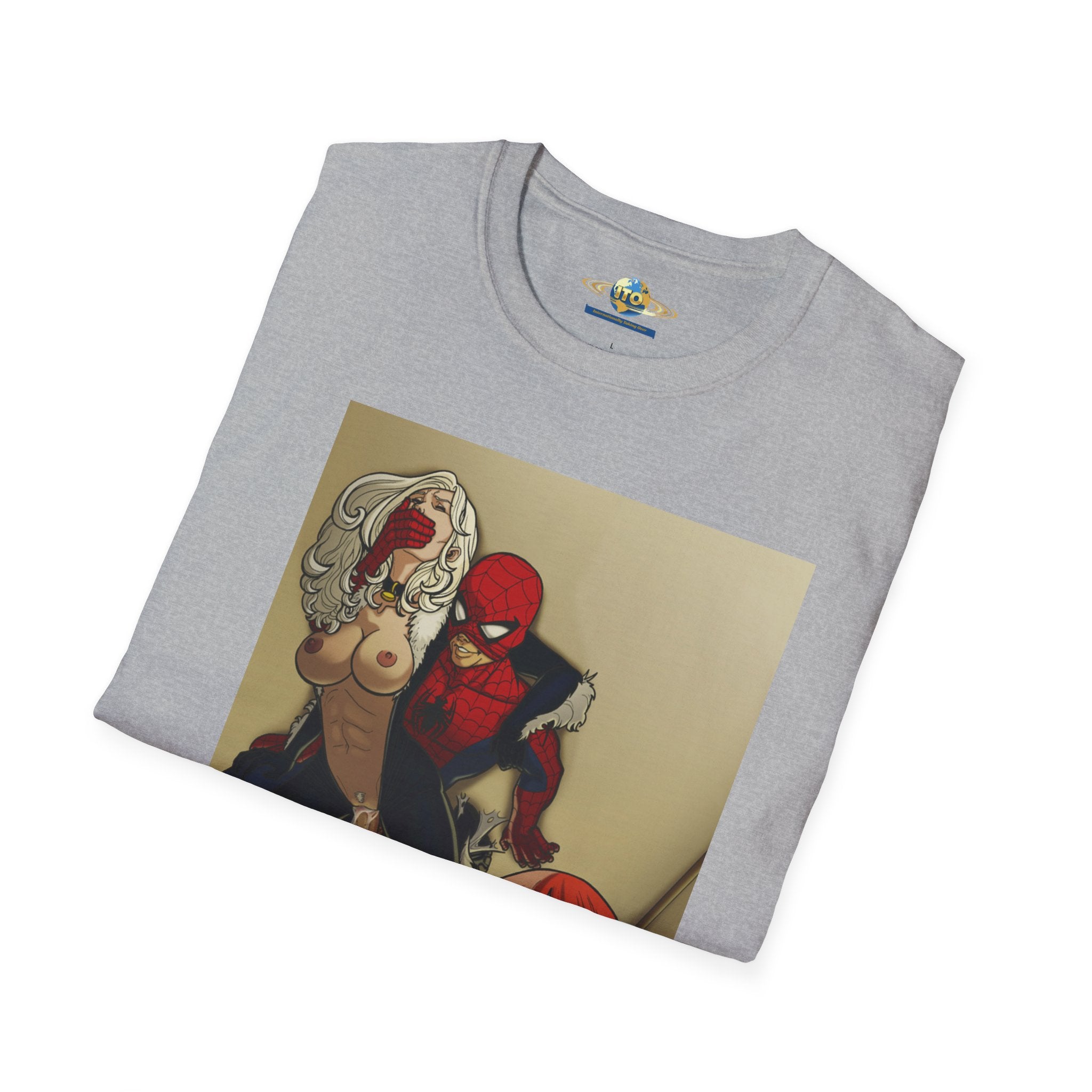Spider Hero Comic Art T-Shirt — Web-Slinging Scene Graphic Tee
