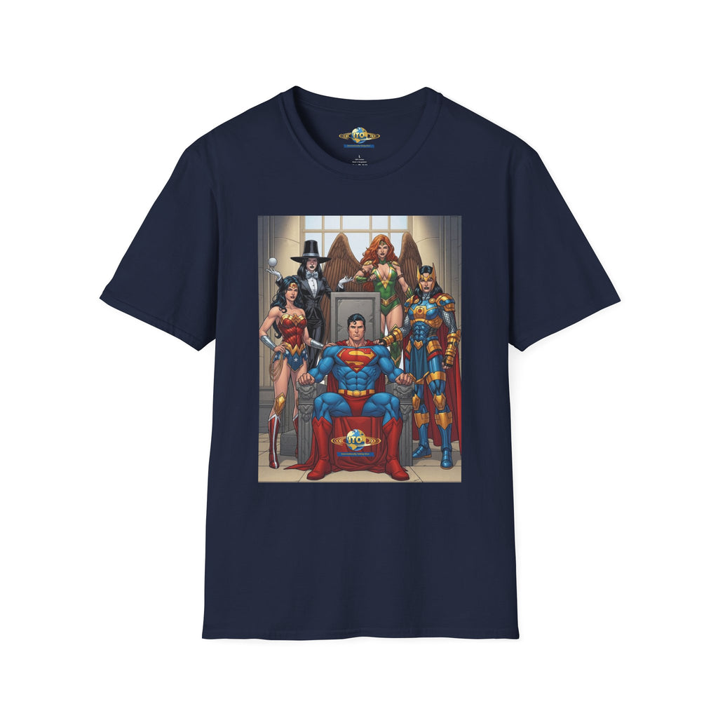 Justice League Portrait T-Shirt — Hero Squad Graphic Tee