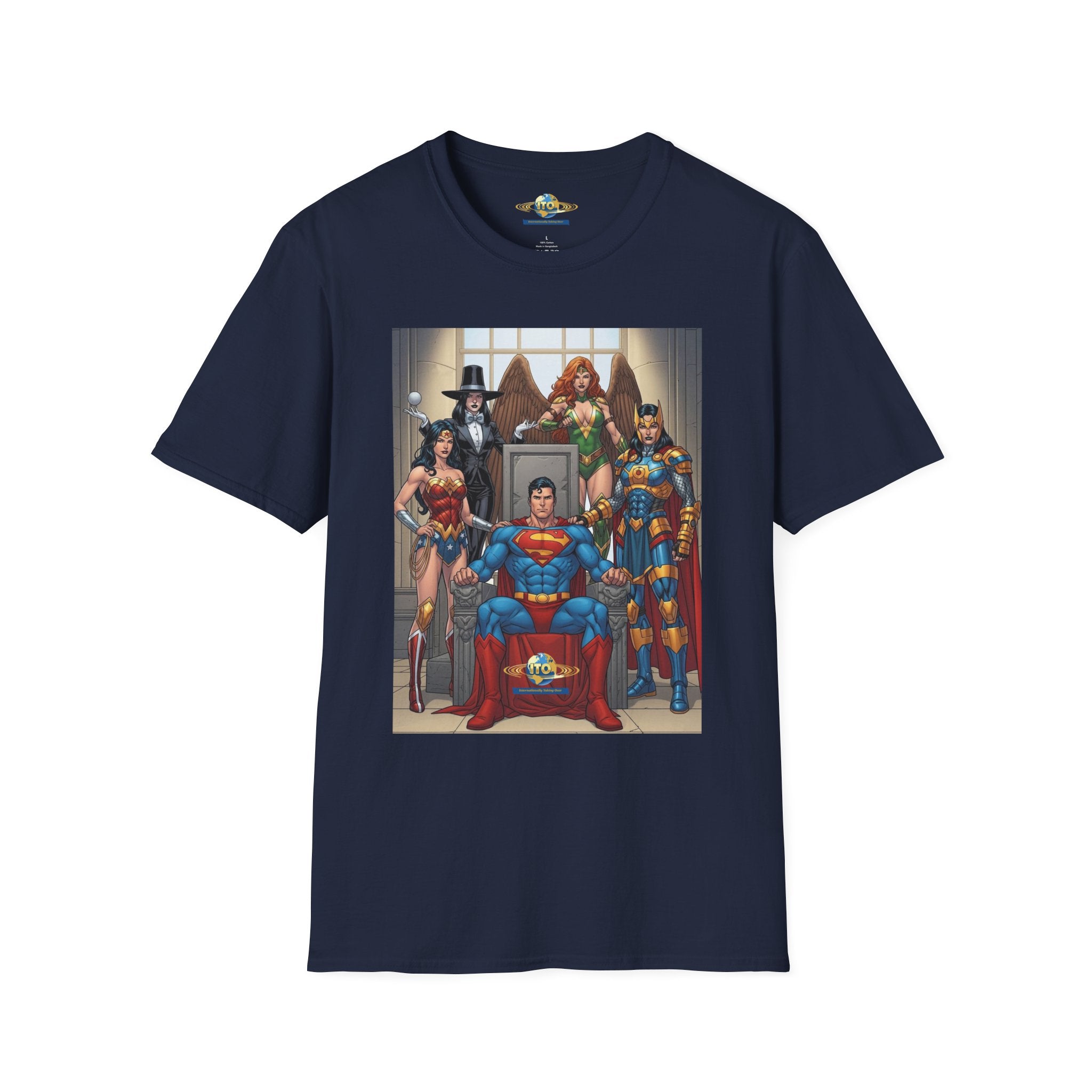 Justice League Portrait T-Shirt — Hero Squad Graphic Tee
