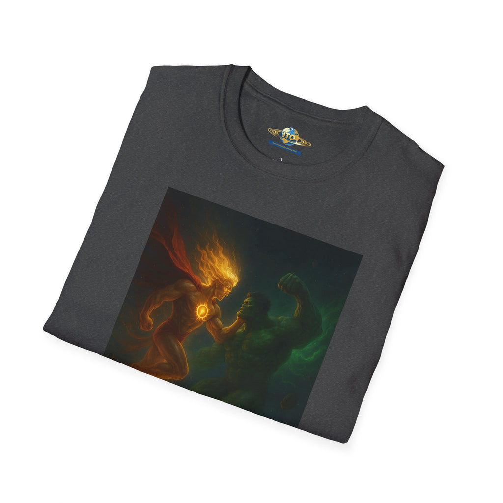 Sun God And green monster Unisex Softstyle T-Shirt