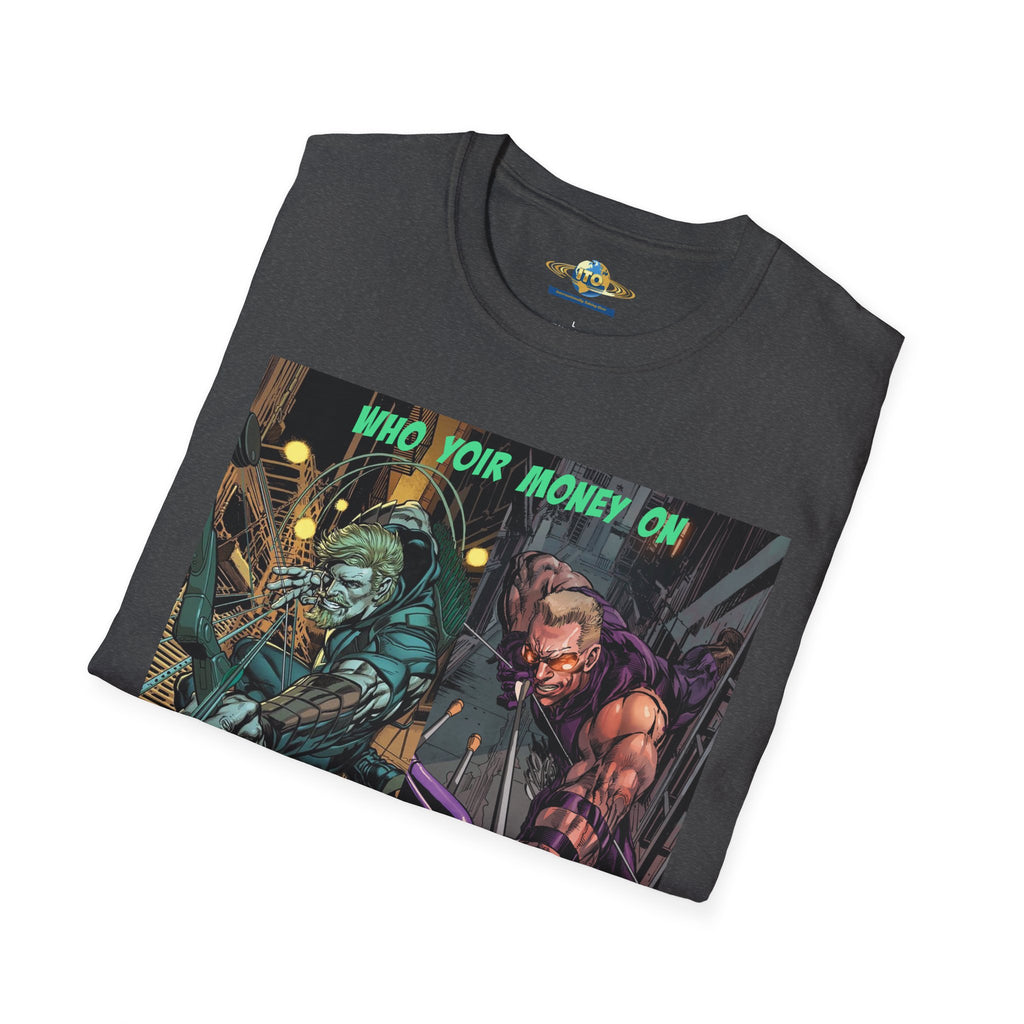 Graphic T‑Shirt — 'Who You Moving On' Cyberpunk Comic Art Tee