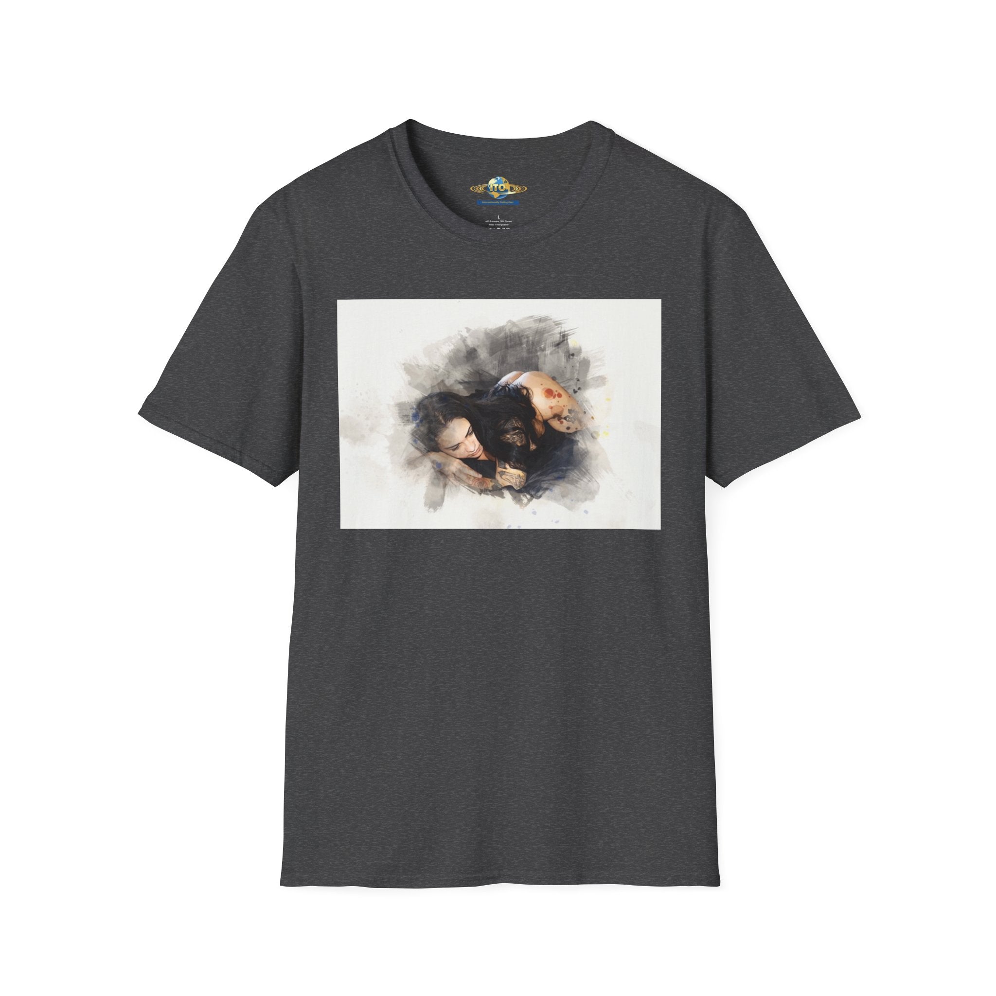 T-Shirt — Watercolor Dachshund Dog Portrait Tee