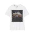 Broken Mirror Photo Tee — Reflective Shattered Glass Graphic T-Shirt