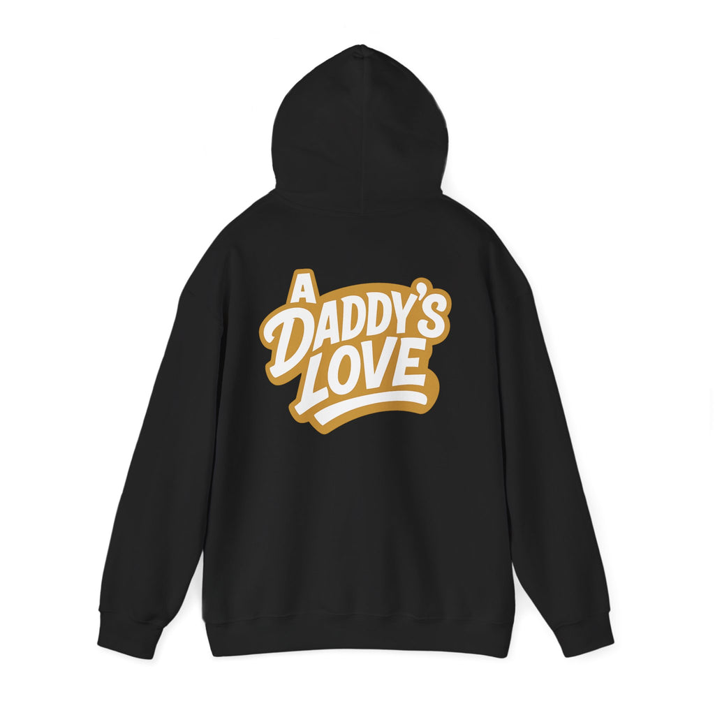 Daddy’s Love Hoodie — Retro Script Father Appreciation Sweatshirt