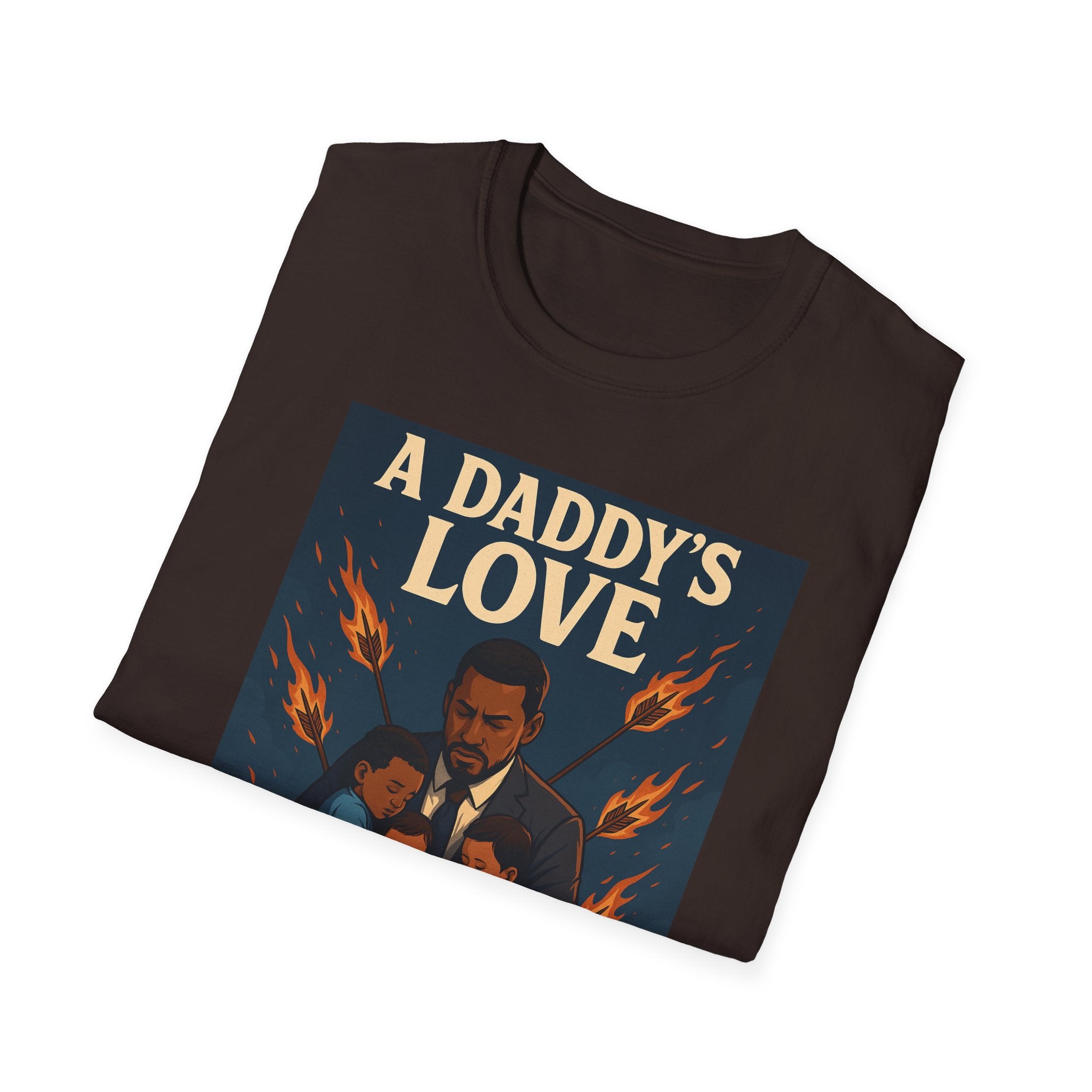 A Daddy's Love T-Shirt — Father's Day Retro Hero Dad Tee