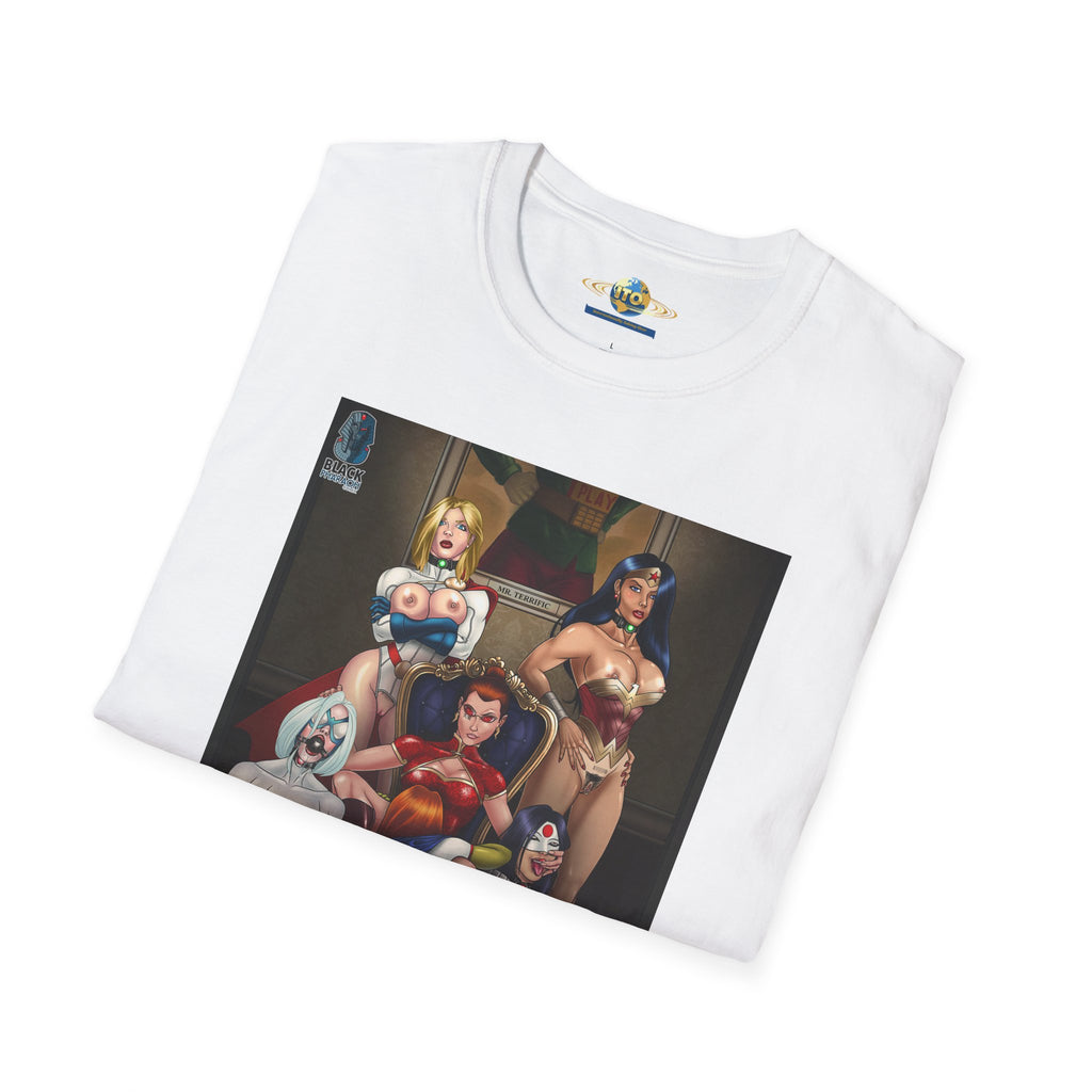 Graphic Tee — Vintage Pinup Heroine Group Illustration