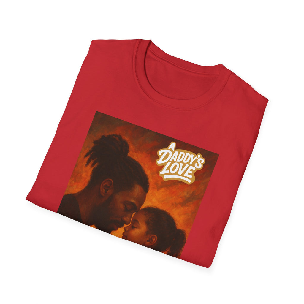 Daddy's Love T-Shirt — Father & Daughter Illustration Tee for Father's Day