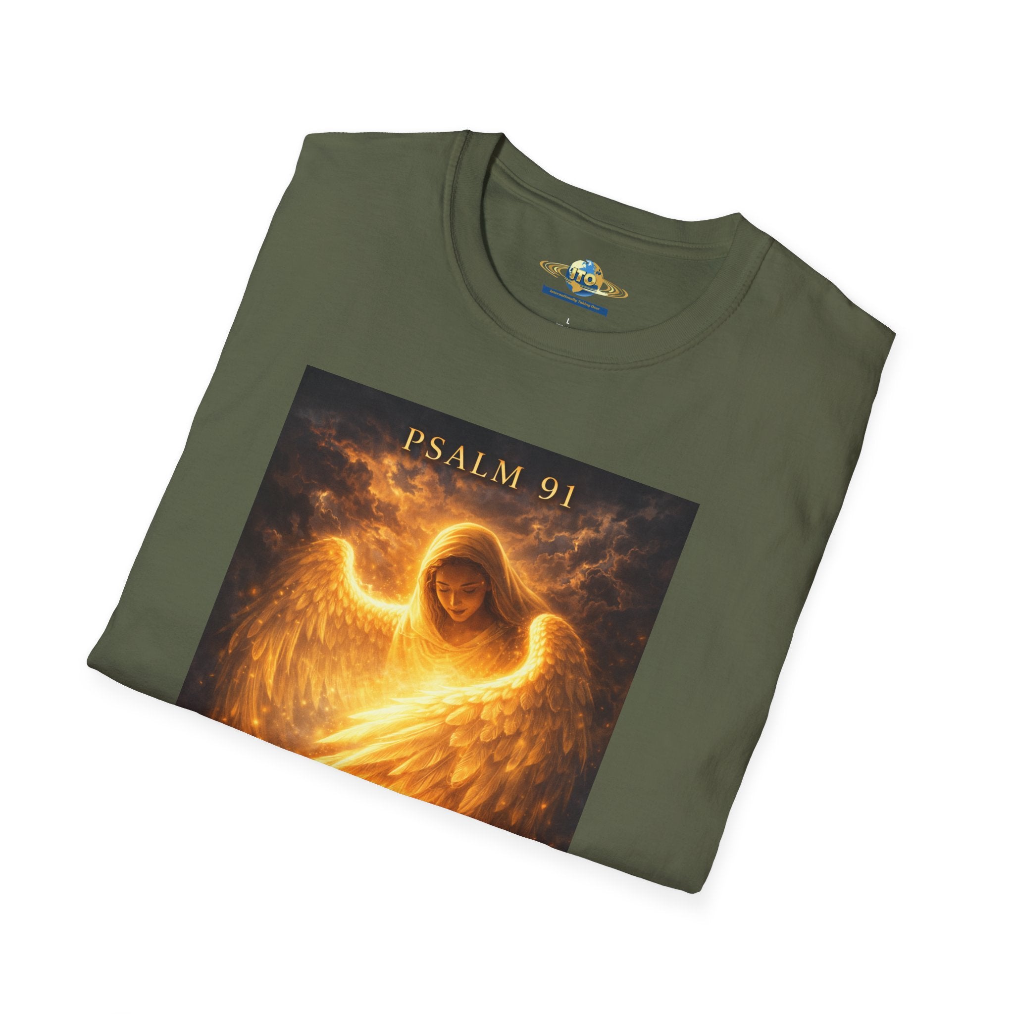 Psalm 91 Guardian Angel T-Shirt — Inspirational Christian Faith Tee