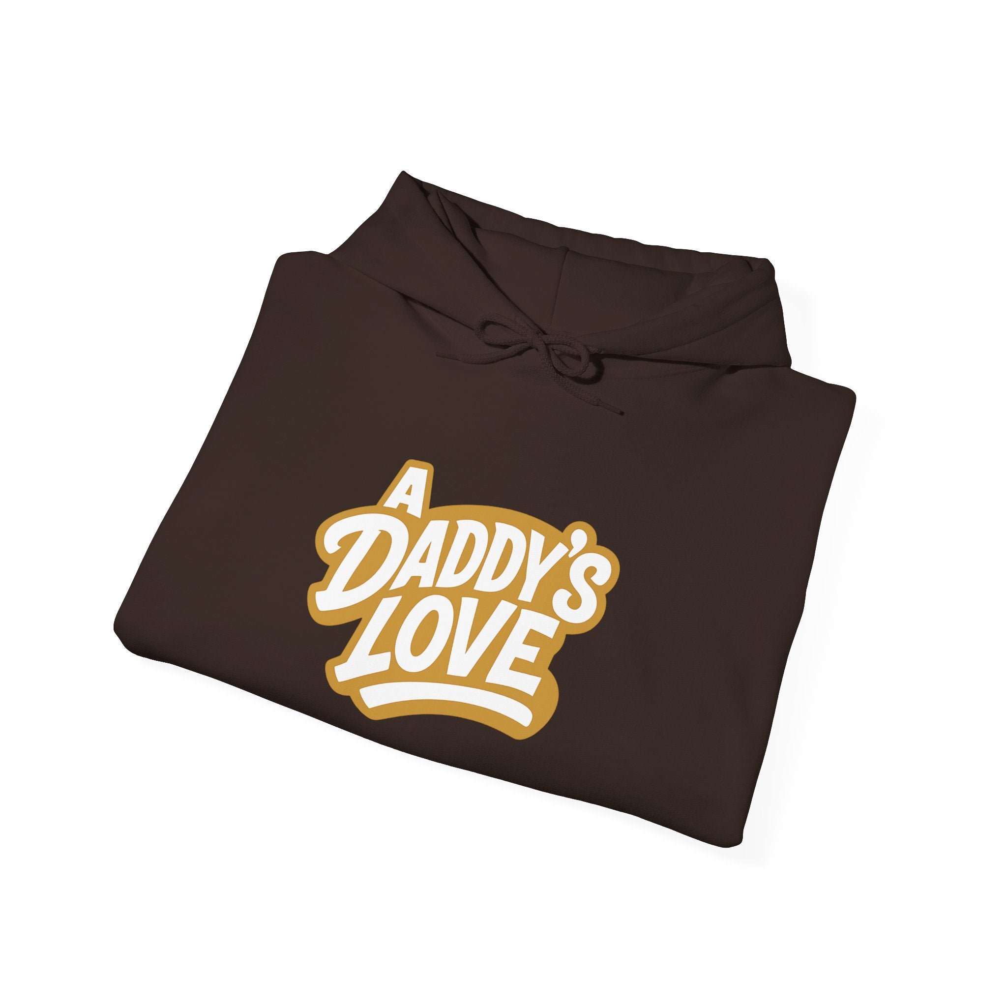 Daddy’s Love Hoodie — Retro Script Father Appreciation Sweatshirt