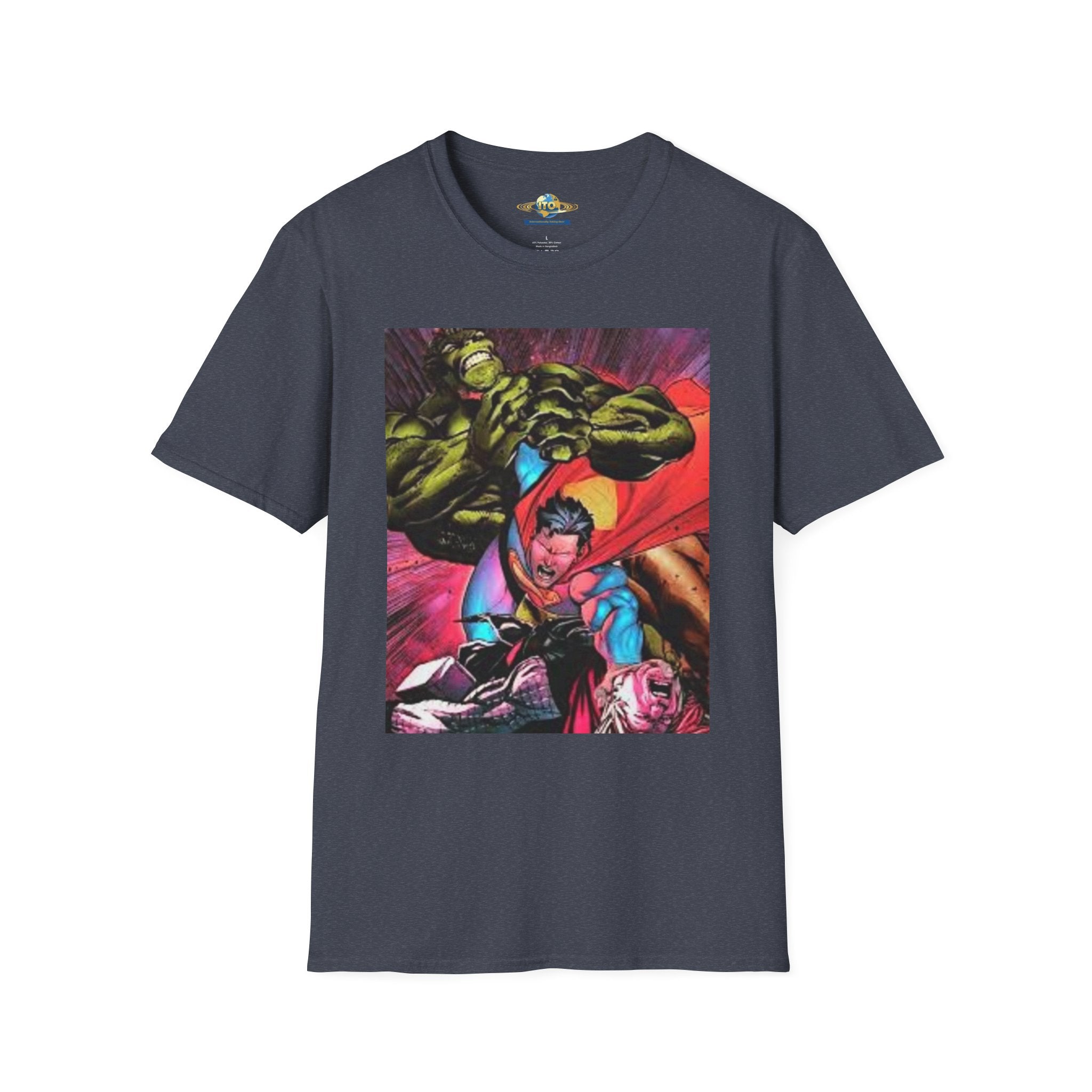Superhero Mashup T‑Shirt — Dynamic Comic Art Tee