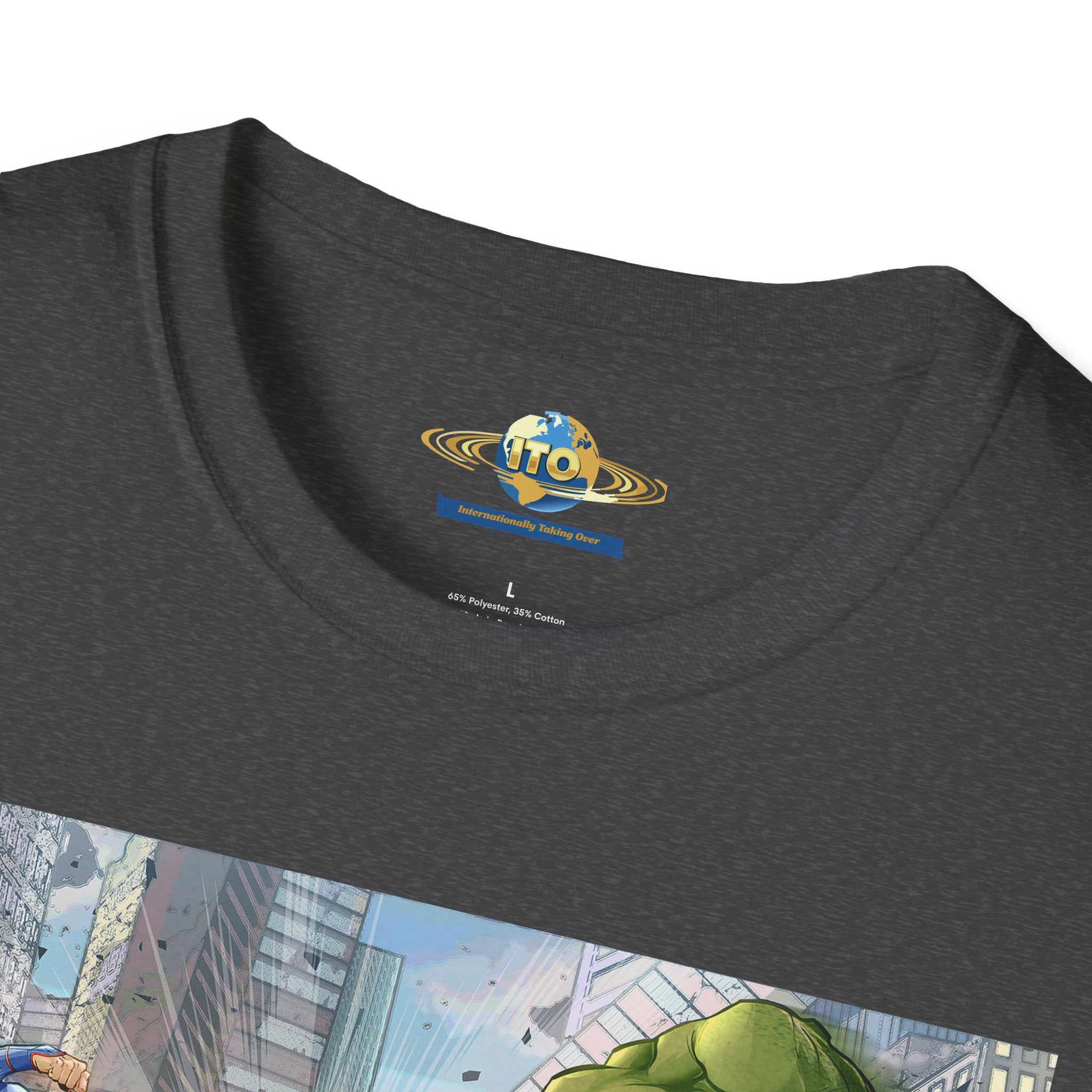 Superhero Clash Graphic Tee – "Clash of Titans"
