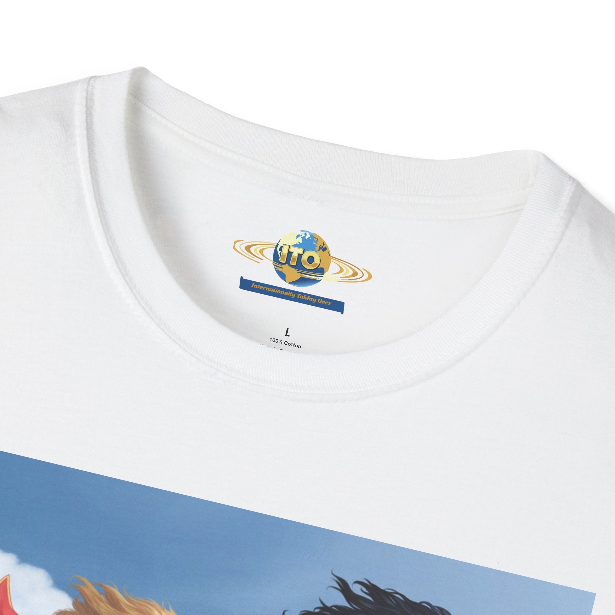 Superhero Tro T-Shirt — Vintage Flying Wonder Women Illustration