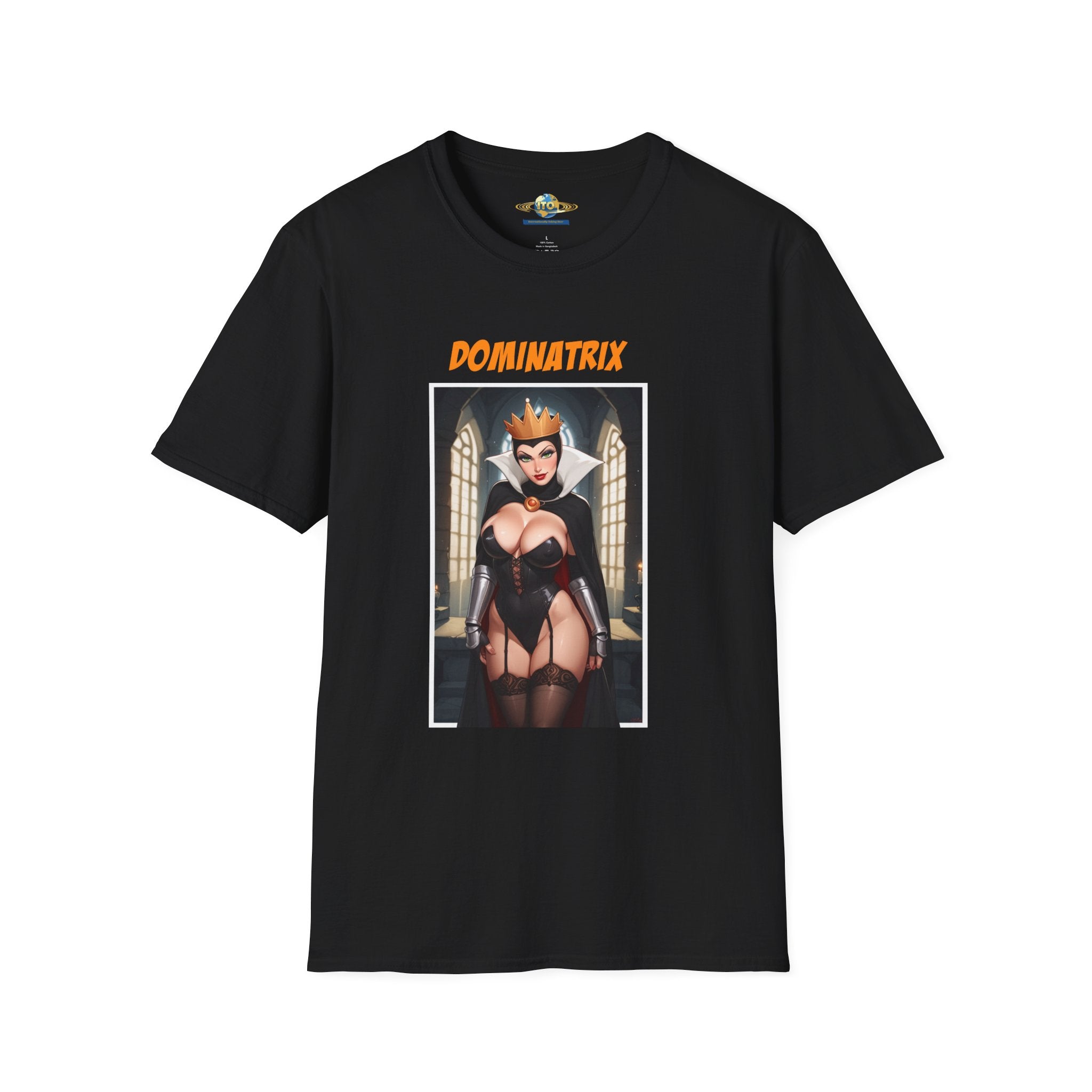Dominatrix Graphic T-Shirt – Gothic Pinup Costume Tee
