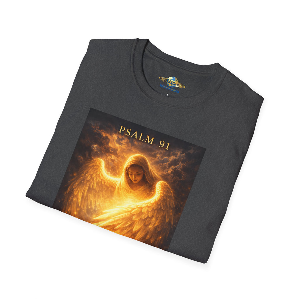Psalm 91 Guardian Angel T-Shirt — Inspirational Christian Faith Tee