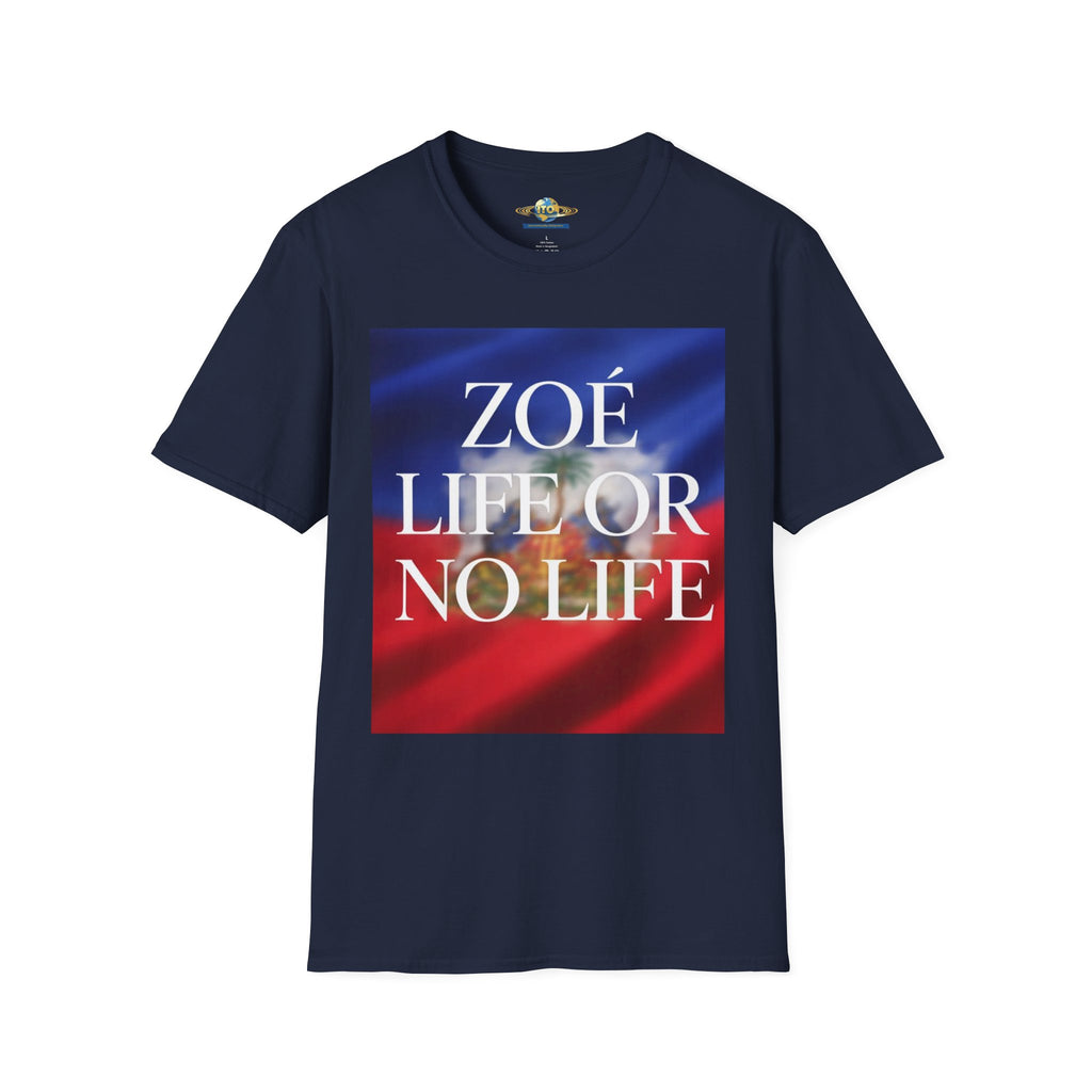ZOE Life or No Life T‑Shirt — Bold Patriotic Graphic Tee