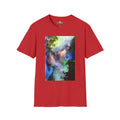 Surreal Smoke Portrait T-Shirt — Ethereal Figure Art Tee