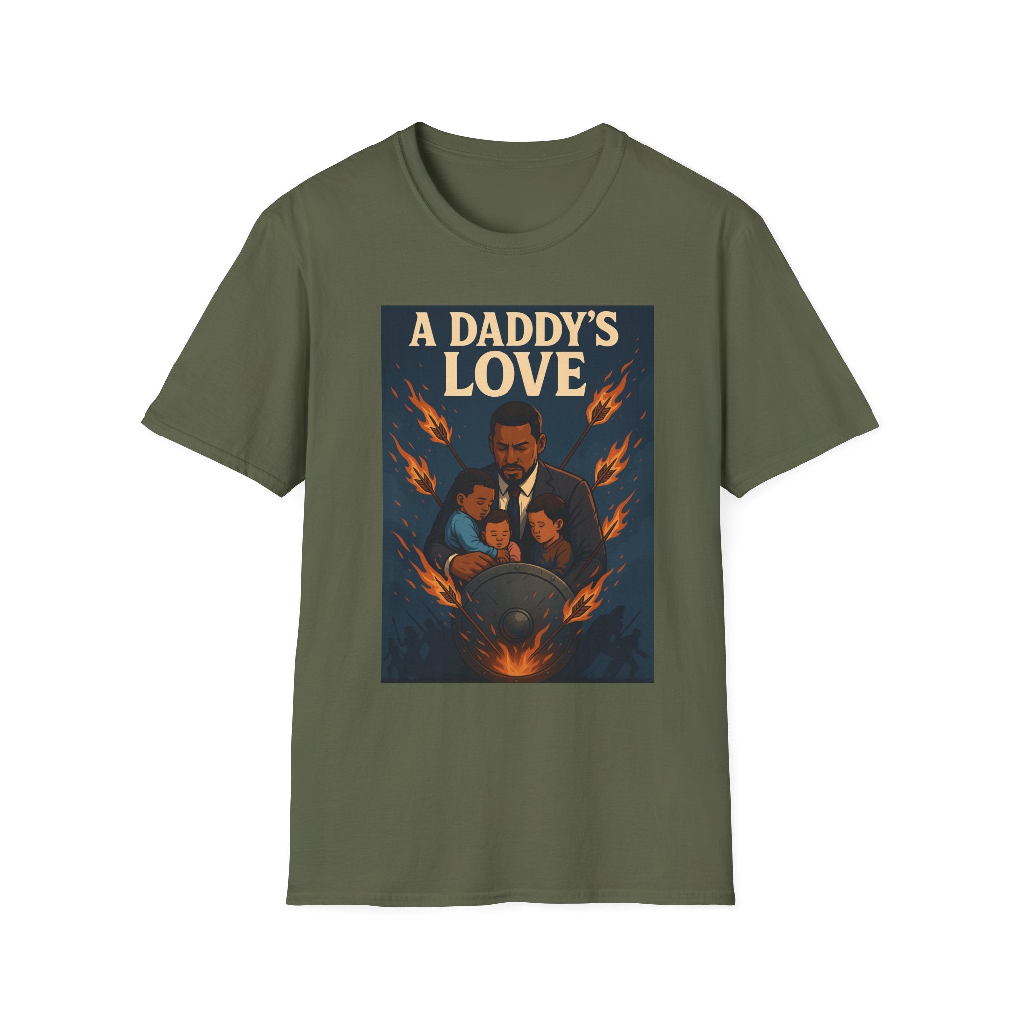 A Daddy's Love T-Shirt — Father's Day Retro Hero Dad Tee