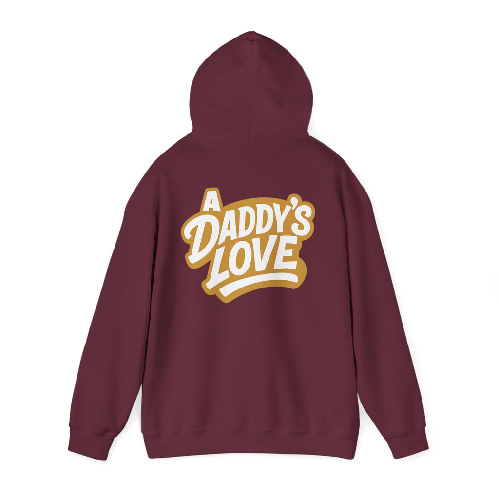 Daddy’s Love Hoodie — Retro Script Father Appreciation Sweatshirt