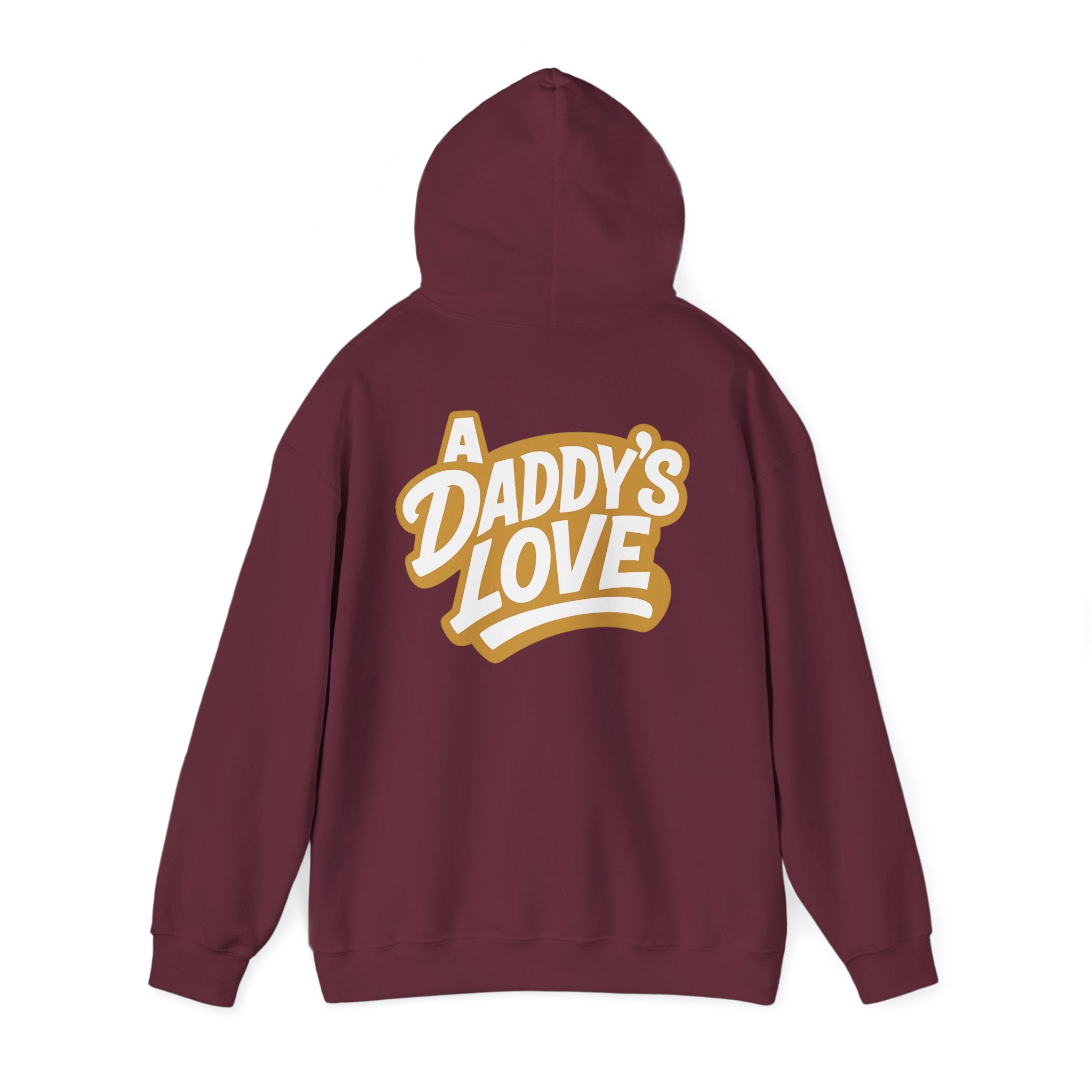 Daddy’s Love Hoodie — Retro Script Father Appreciation Sweatshirt