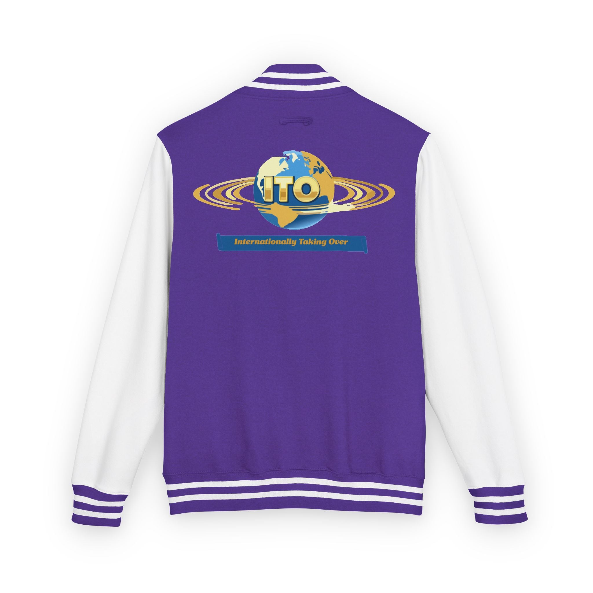 Letterman Jacket — UTO Interplanetary Travel Club Logo Varsity Jacket