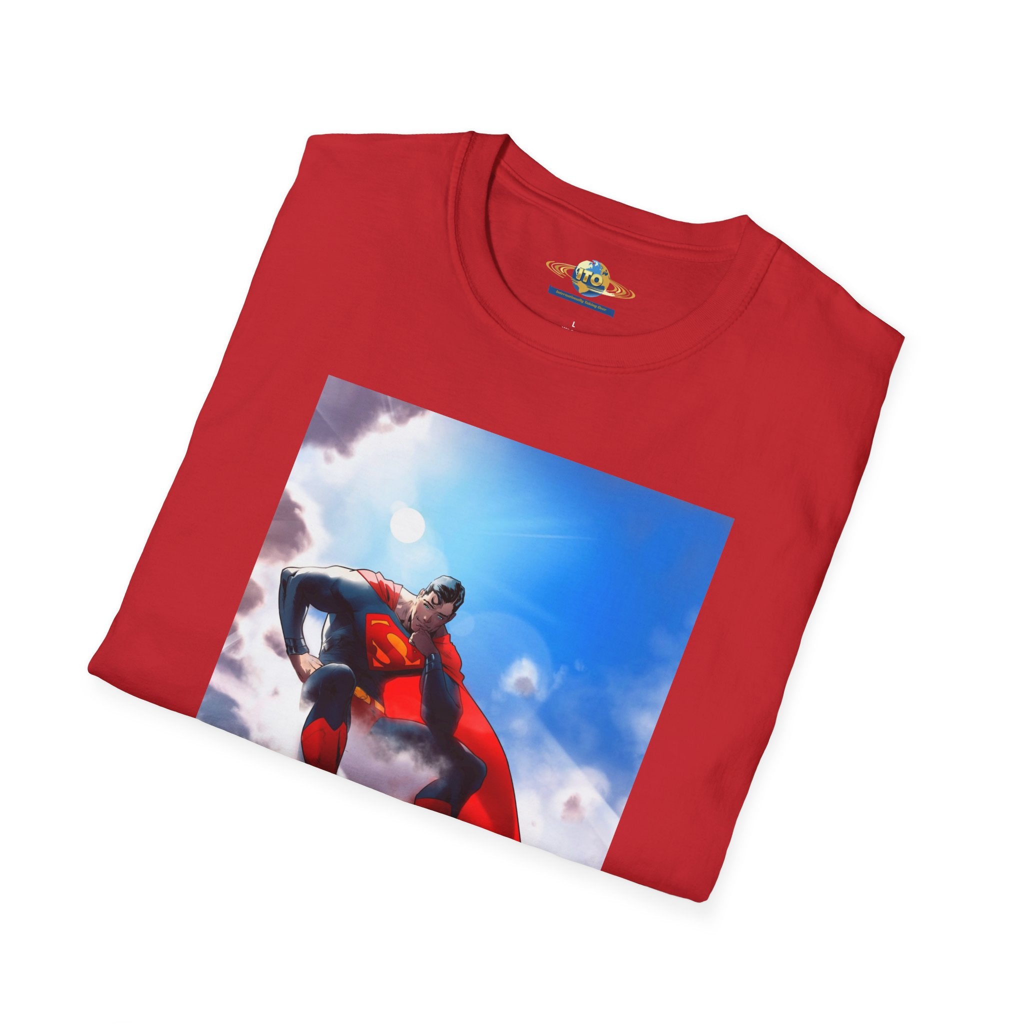 Superhero Cape Graphic T-Shirt — Soaring Hero Design